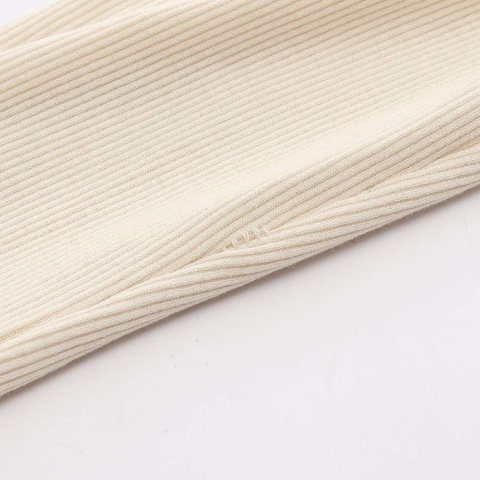ロウ クラシック LOW CLASSIC BUTTON UP WRAP T-SHIRT ハイネック 長袖 衣料品 トップス レーヨン ポリエステル レディース アイボリー系 LW253TS04 【中古】 LOW CLASSIC/ロウ・クラシック】 BUTTON UP WRAP T SHIRT（Tシャツ