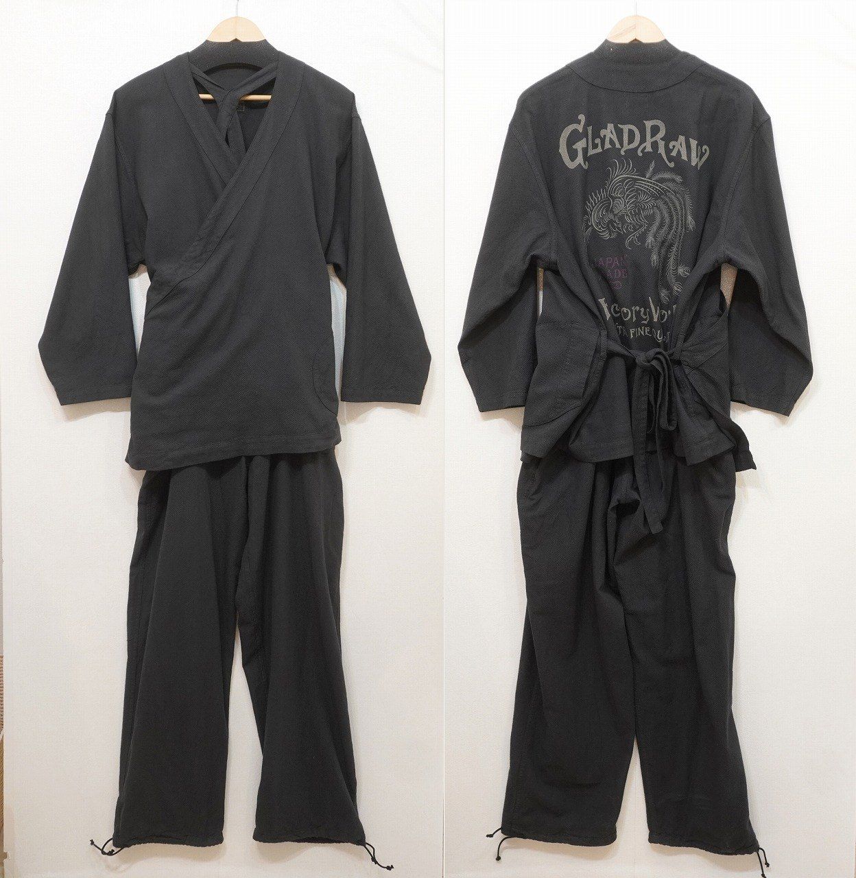 26SS BY GLADHAND (M) 上下セット 日本製 刺し子 セットアップ