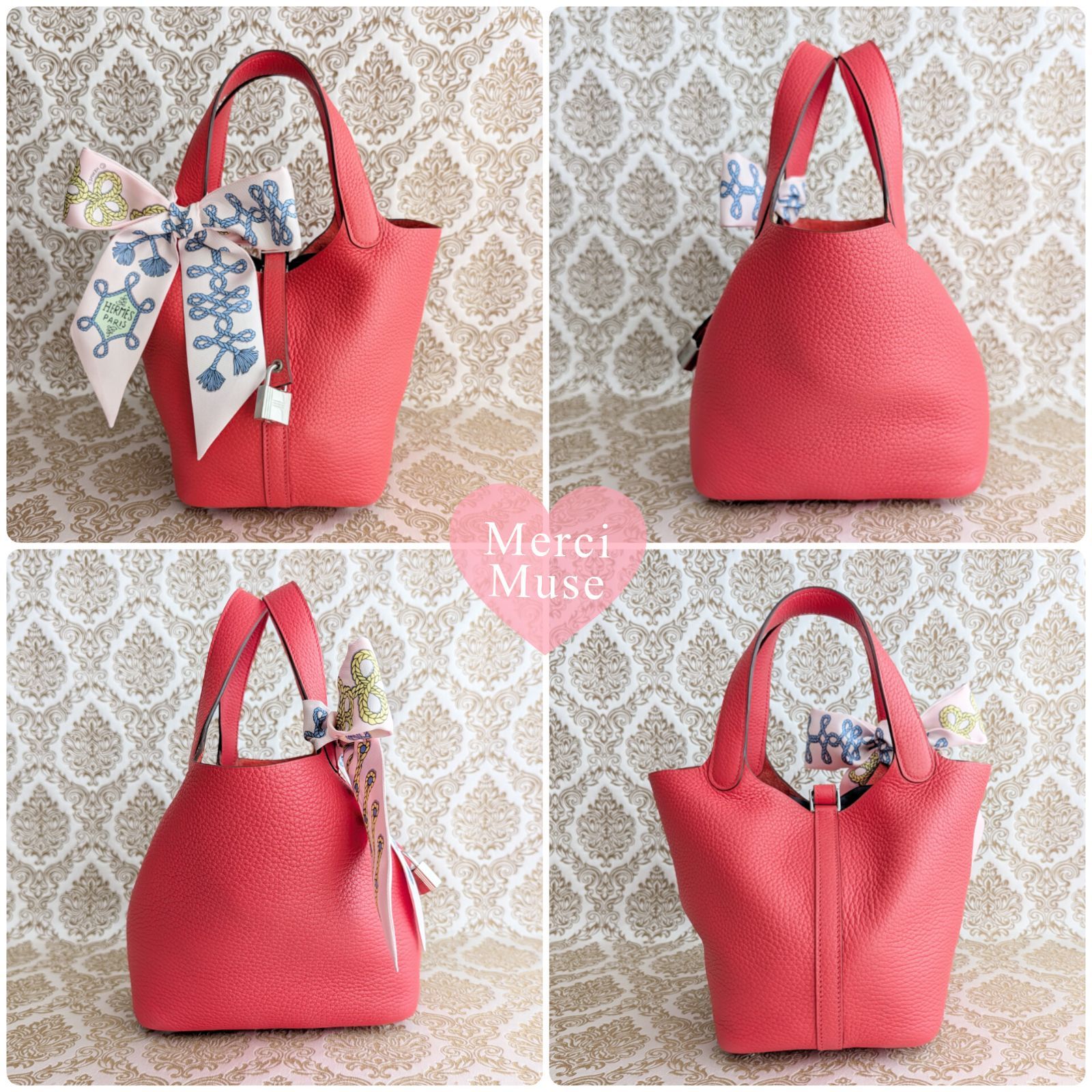 ❤お得なお品❤ピコタンロックPM18 ルージュピヴォワンヌxシルバー 