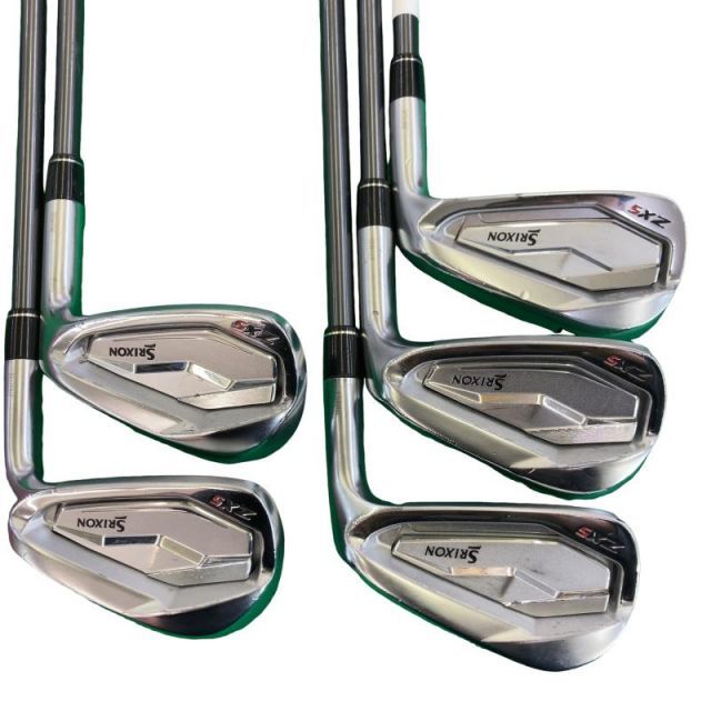 中古】 ダンロップ SRIXON ZX5 6S アイアンセット IR リシャフト