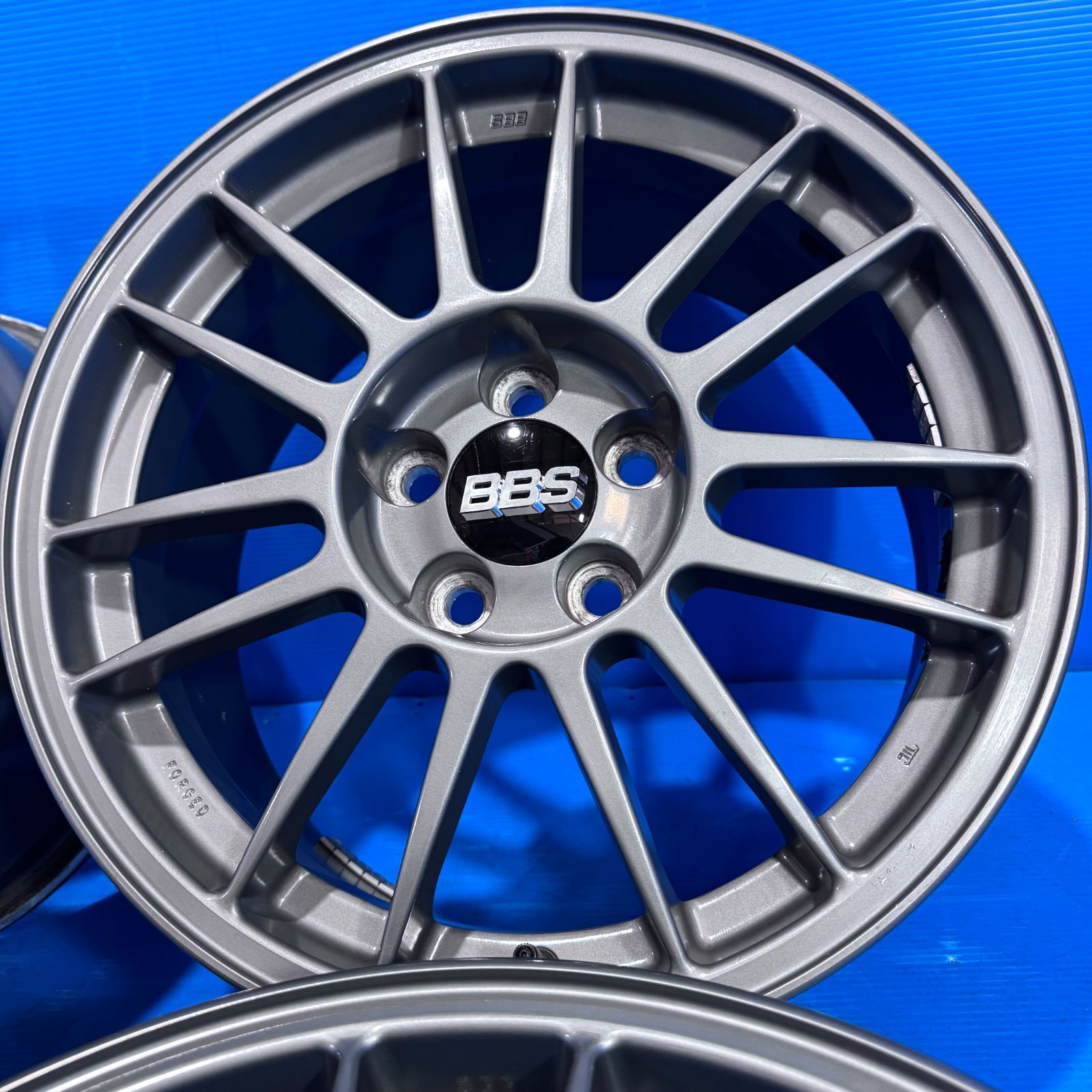 鍛造】三菱純正 BBS RD237 17インチ 8J+38 5H114.3 4本 ダークグレー 