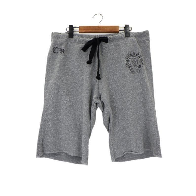クロムハーツハーフスウェットパンツS クロムハーツ CHROME HEARTS CH ロゴ ホースシュー プリント
