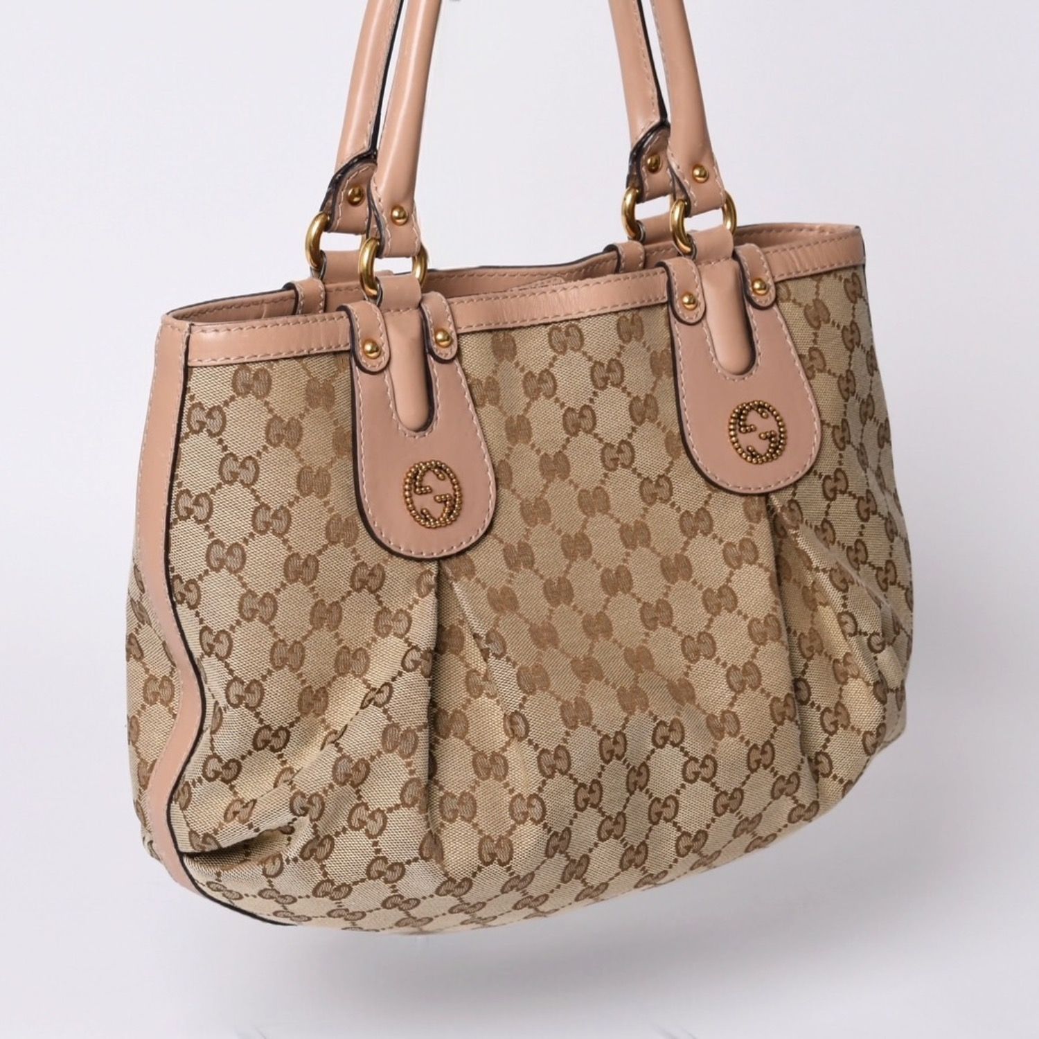 GUCCI グッチ ハンドバッグ 269953 GGキャンバス ベージュ GGロゴ GG