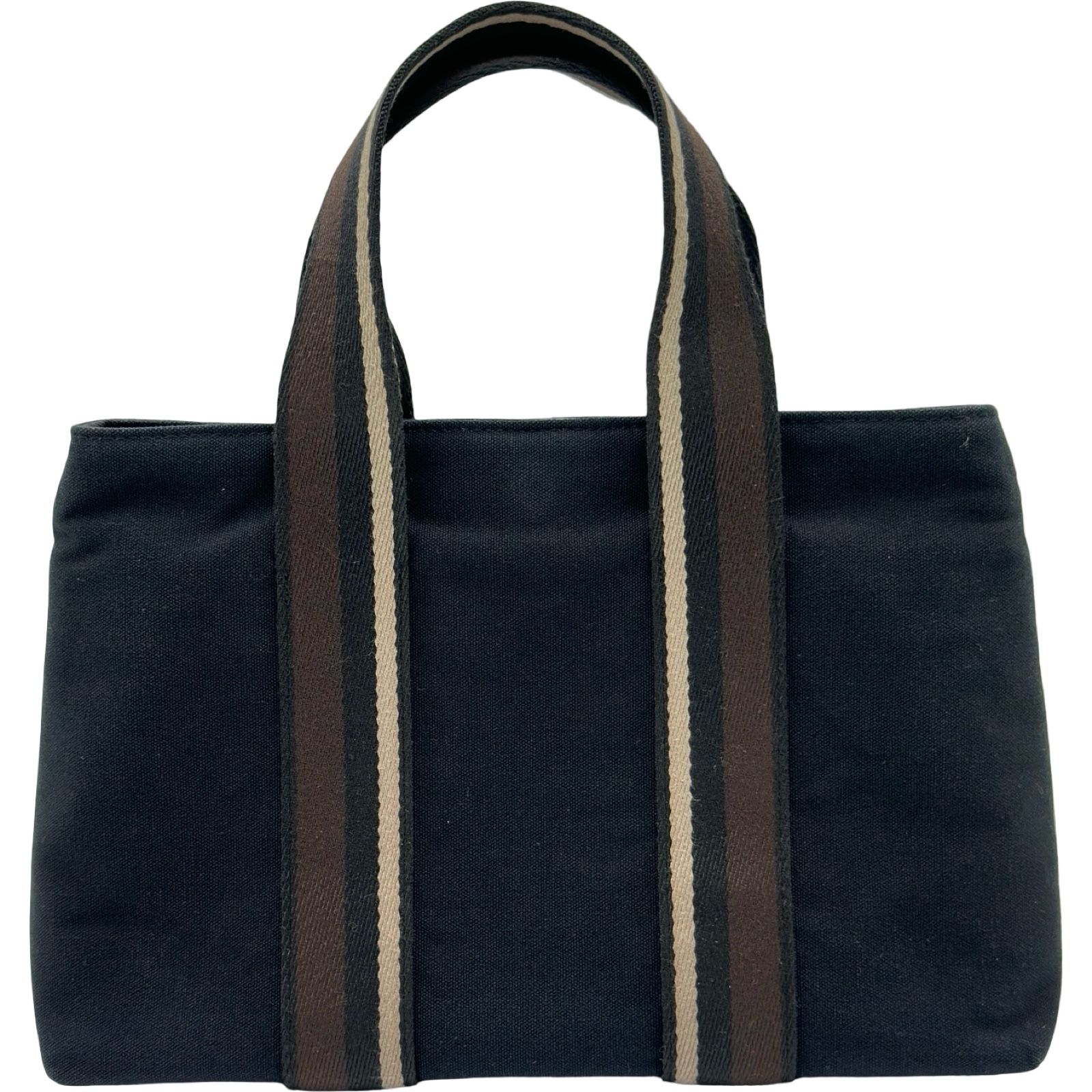 HERMES トロカホリゾンタル　PM トートバック　ブラック エルメス HERMES トロカホリゾンタルPM ブラック トワル レディース