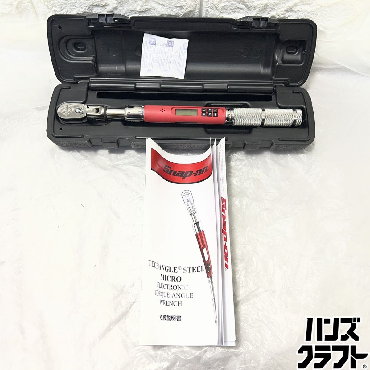 ▽【ジャンク品扱い】Snap-on ATECH2CS240N デジタルトルクレンチ 3/8” Nm 全長295mm スナップオン【中古】