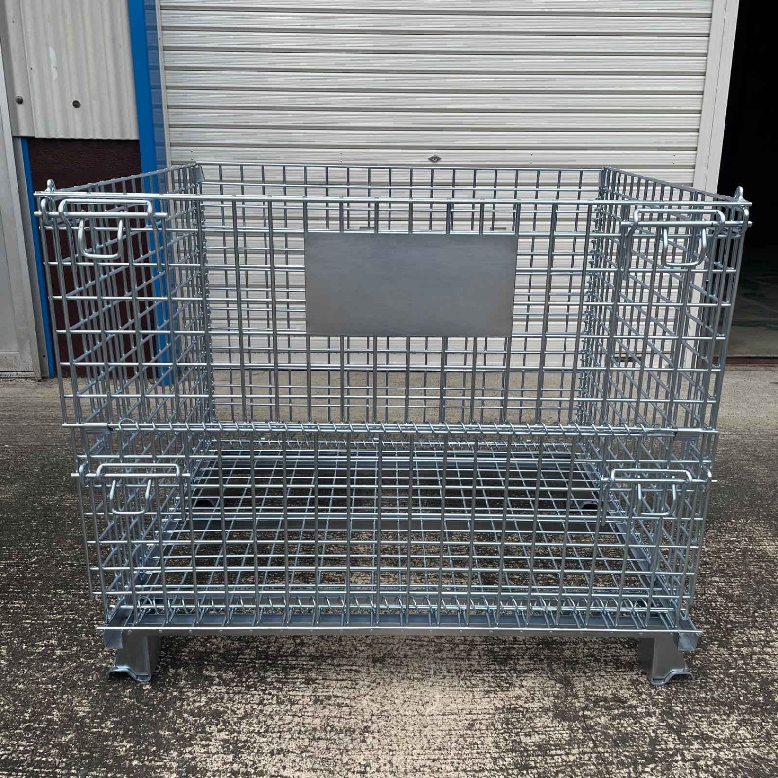 新品メッシュパレット(中)W1000×800×850mm 一台 岐阜発 鉄カゴ 
