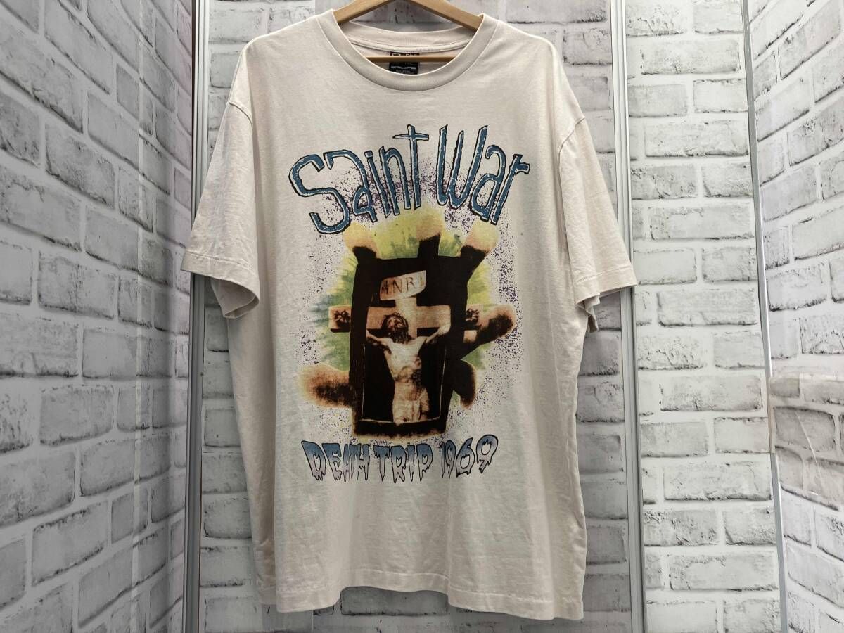 Saint Michael/24ss/プリントT/ホワイト/XLサイズ/SAINT WAR/半袖T