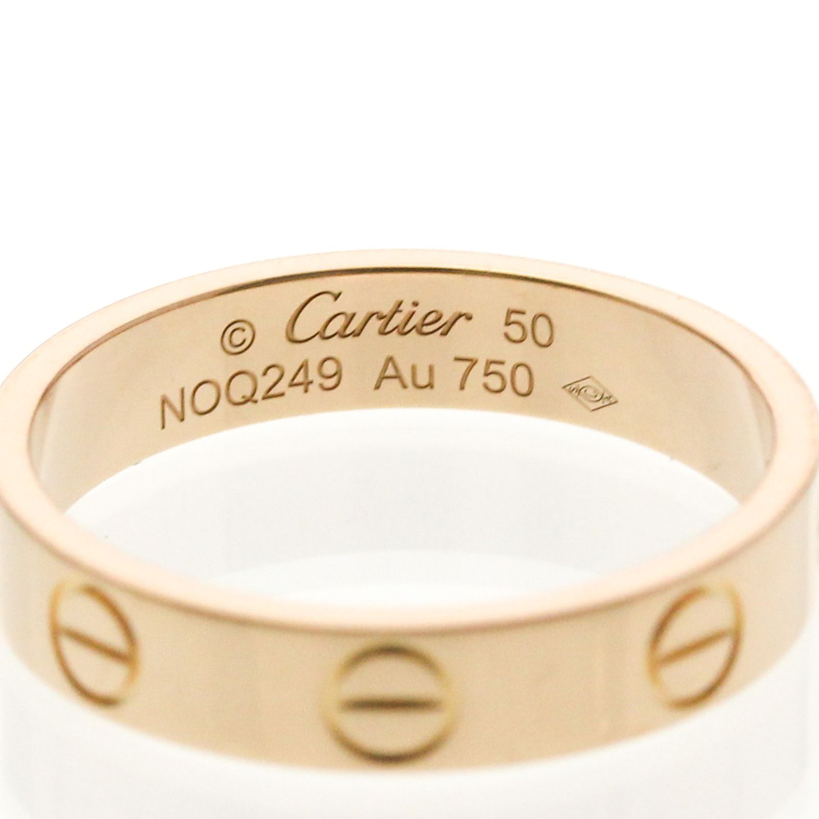 カルティエ(Cartier) ミニラブリング K18ピンクゴールド(K18PG
