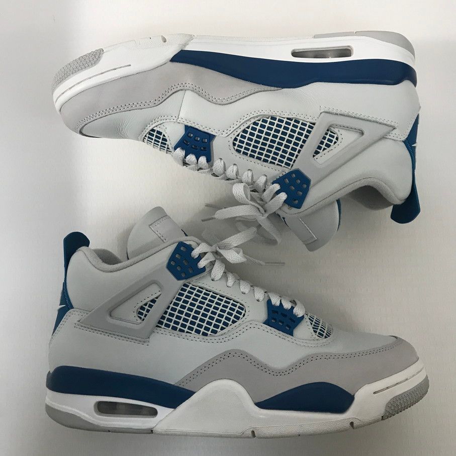 NIKE AIR JORDAN 4 RETRO INDUSTRIAL BLUE ナイキ エアジョーダン4