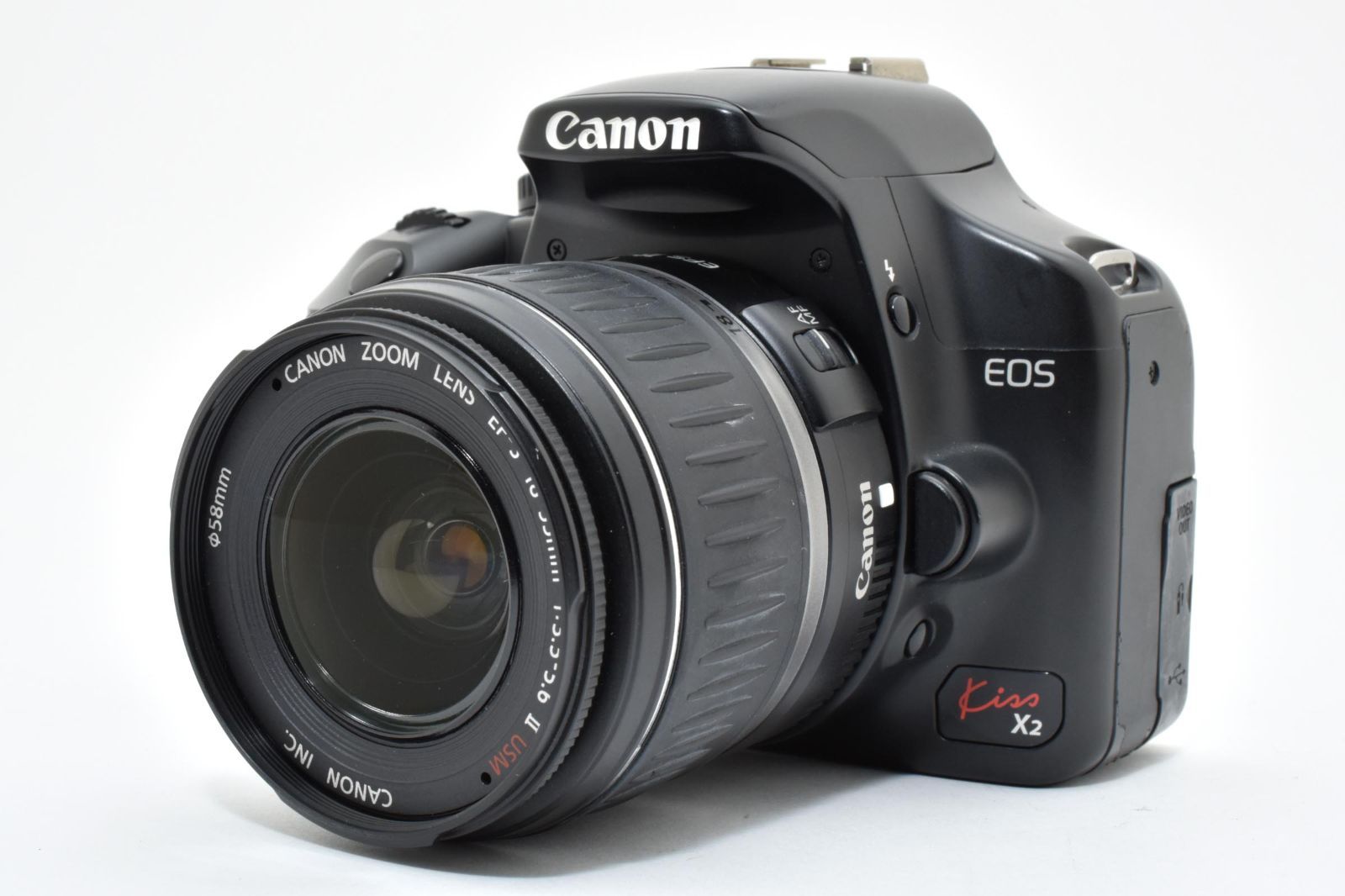 CanonカメラEOS kissX2 キャノン　動作確認済み　18-55mm Canon デジタル一眼レフカメラ EOS Kiss X2