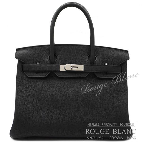 エルメス　バーキン30　黒　ブラック　トゴ　シルバー金具　【新品】