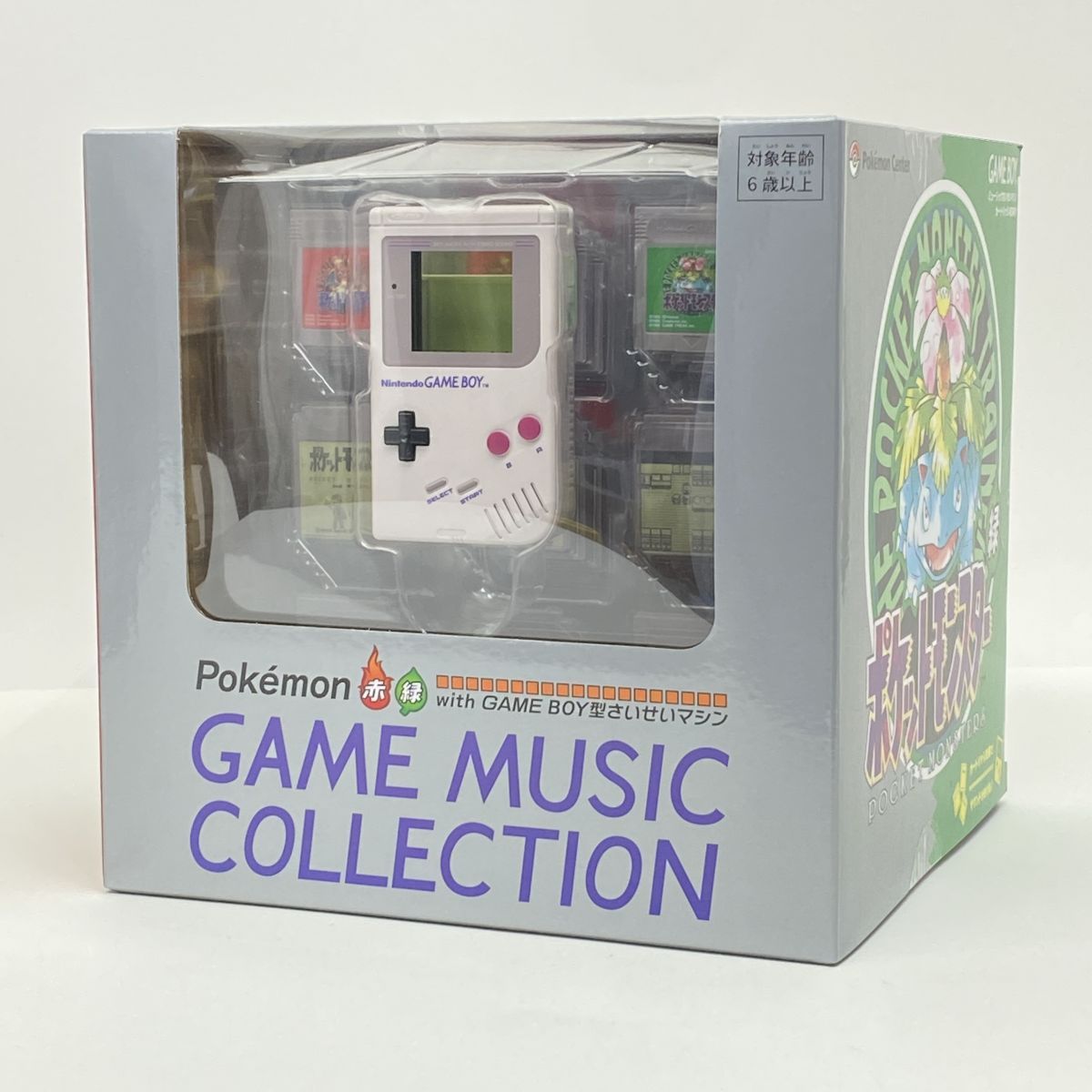 未開封】ポケモン赤・緑 GAME MUSIC COLLECTION with GAME BOY型さい