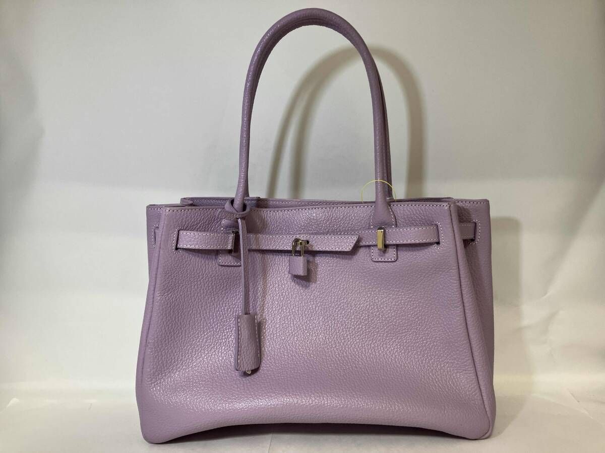 傳濱野 デンハマノ denHAMANO ミーティア Mietia レザーハンドバッグ 