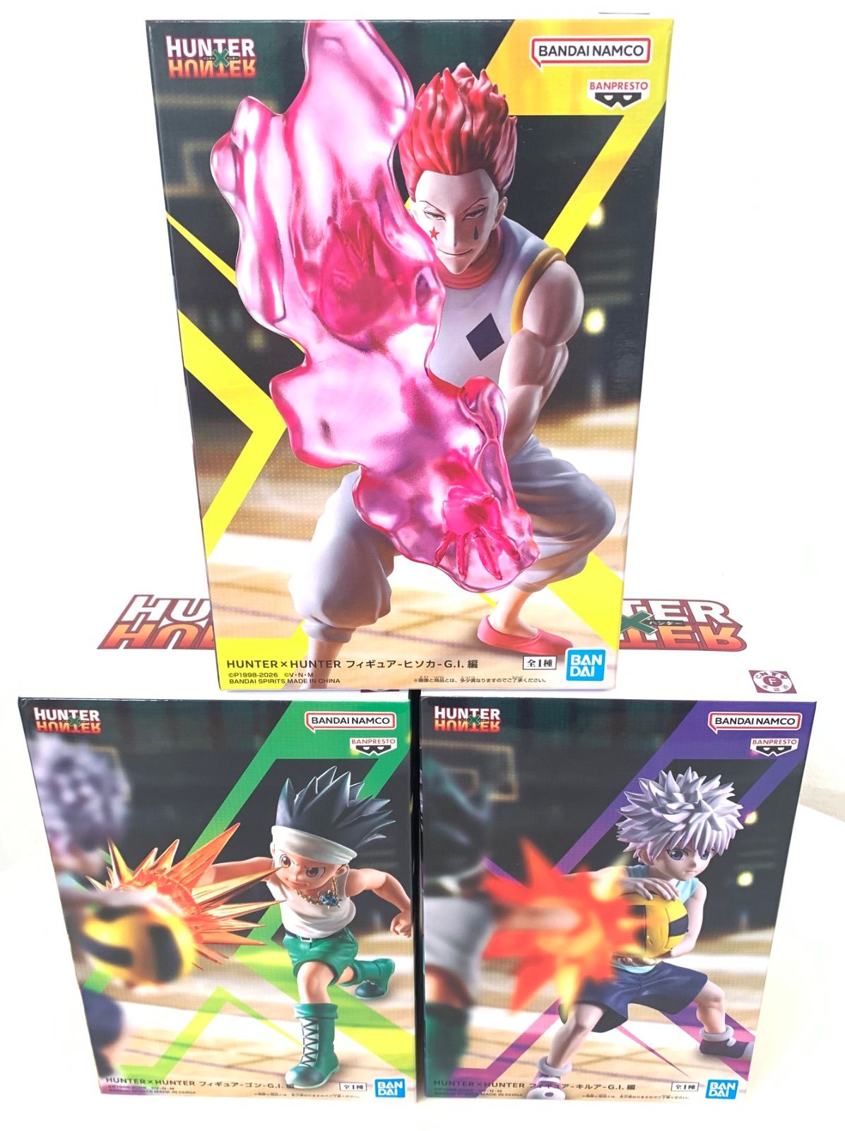 HUNTER×HUNTER プライズフィギュア まとめ売り 未開封 HUNTER×HUNTER プライズフィギュア まとめ売り 3点セット