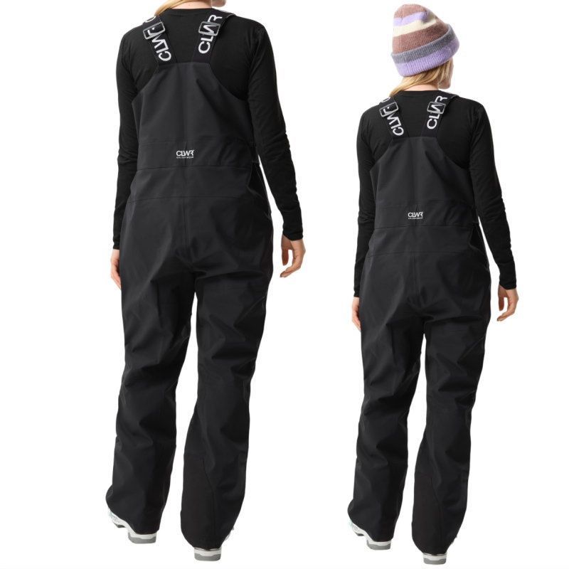 ☆ 25-26 CLWR TRANSFER BIB PANTS ｶﾗｰ:BLACK カラーウェア スノボ