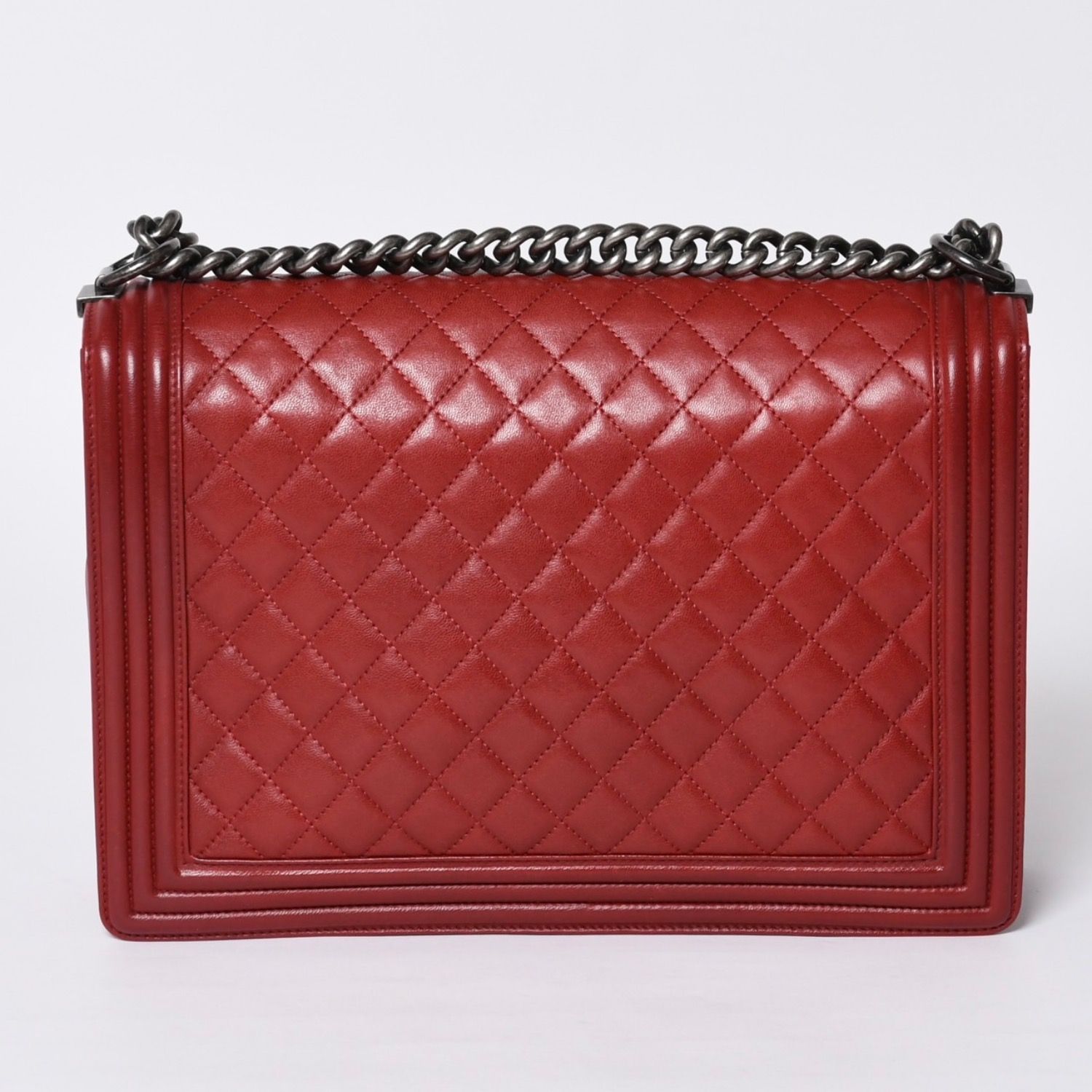 極美品 CHANEL シャネル ボーイシャネル ラージ チェーンショルダー 