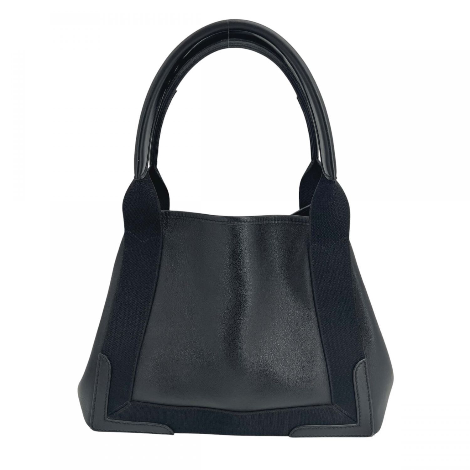 中古】 BALENCIAGA バレンシアガ 339933 ネイビーカバス S スモール