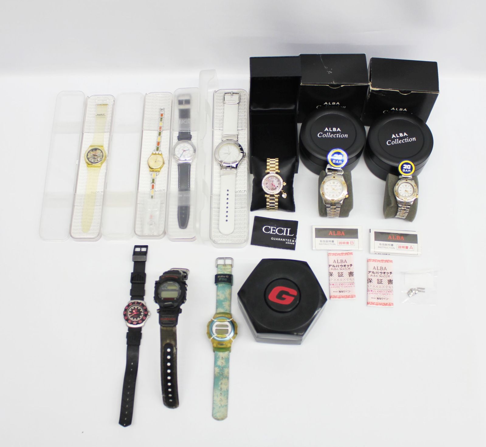 ジャンク】TAG Heuer swatch G-SHOCK 他腕時計まとめ売り - メルカリ
