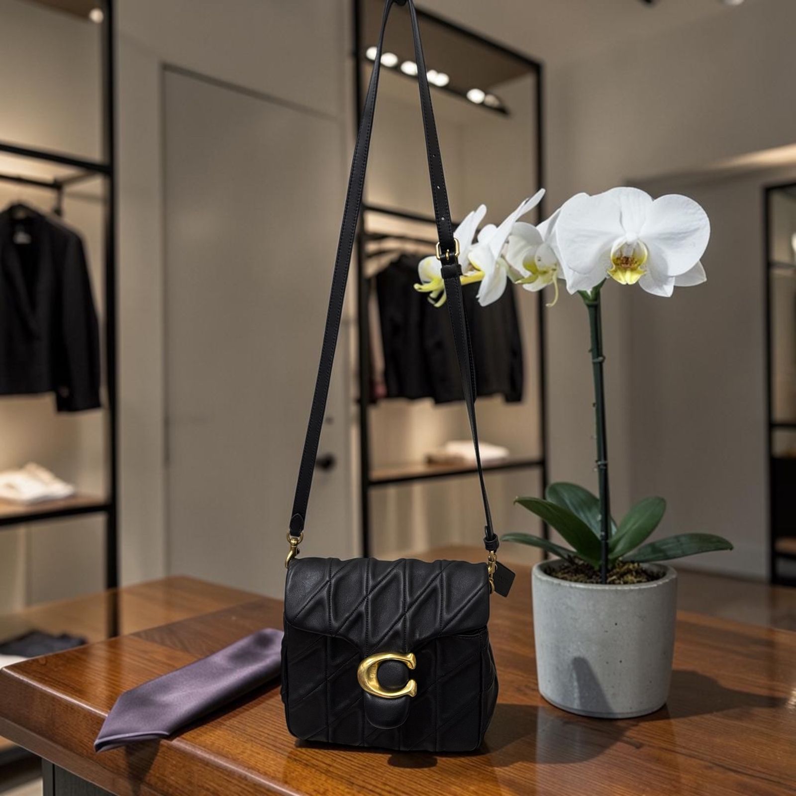 COACHタイムズスクエア タビーショルダーバッグ - メルカリ