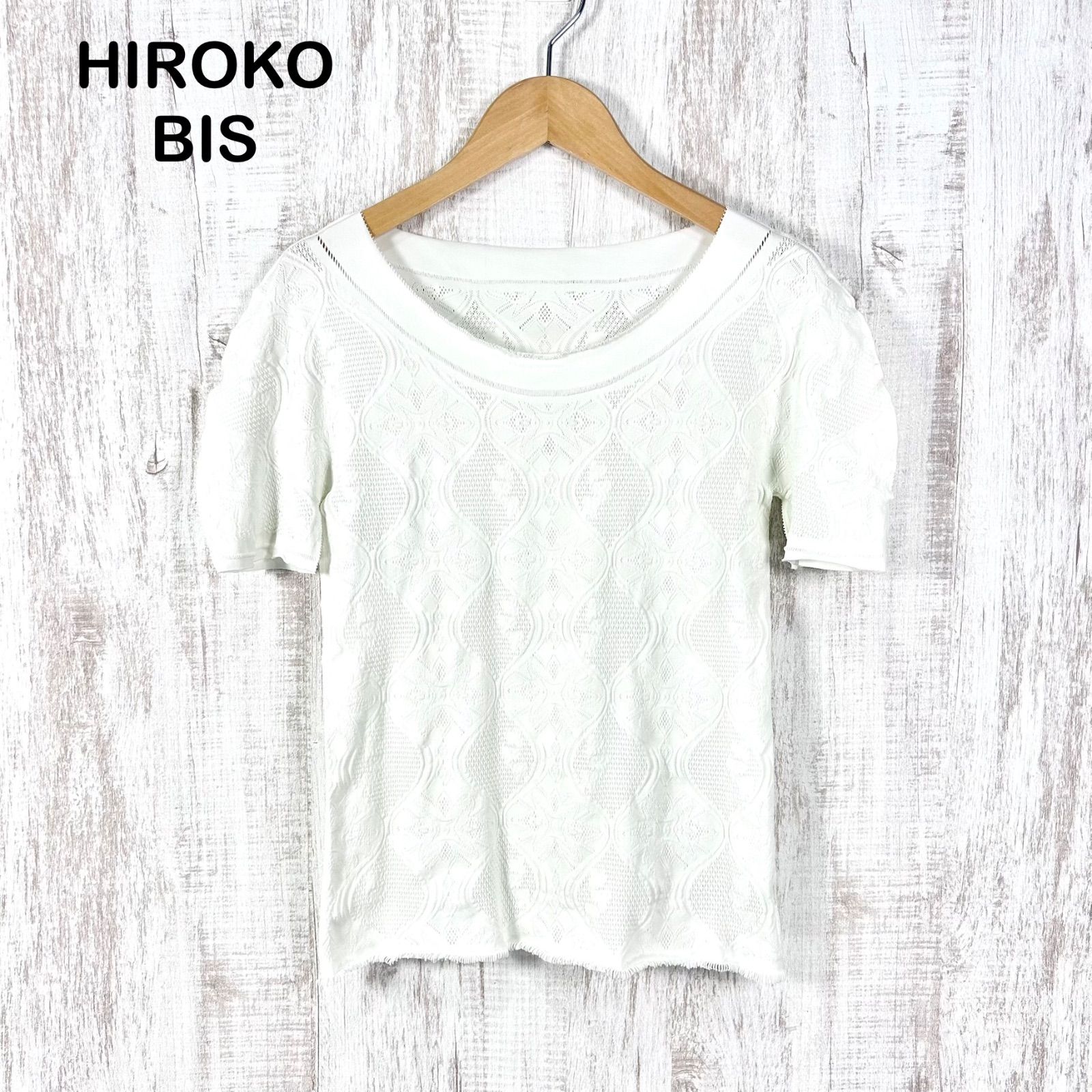 HIROKO BIS ヒロコビズ メッシュ ジャガード 総レース ショート 