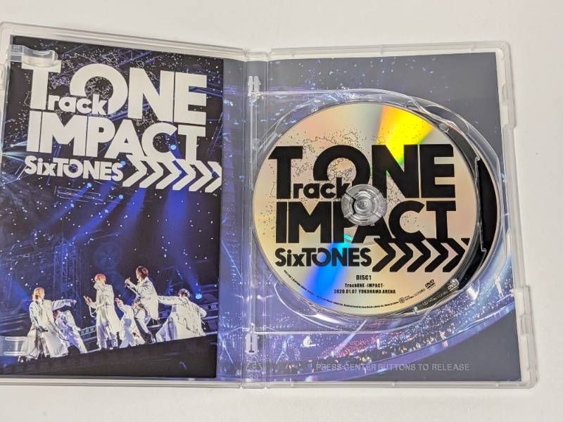 SixTONES 通常盤 ライブDVD 2点セット Track ONE IMPACT/on eST - メルカリ