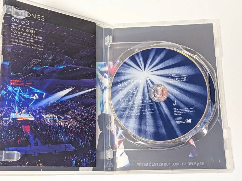 SixTONES 通常盤 ライブDVD 2点セット Track ONE IMPACT/on eST - メルカリ
