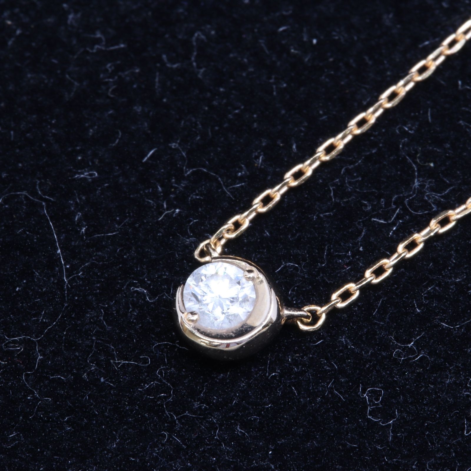 IT0F2LUHM9JI STAR JEWELRY スタージュエリー K18 PG 月 ムーン ダイヤ 