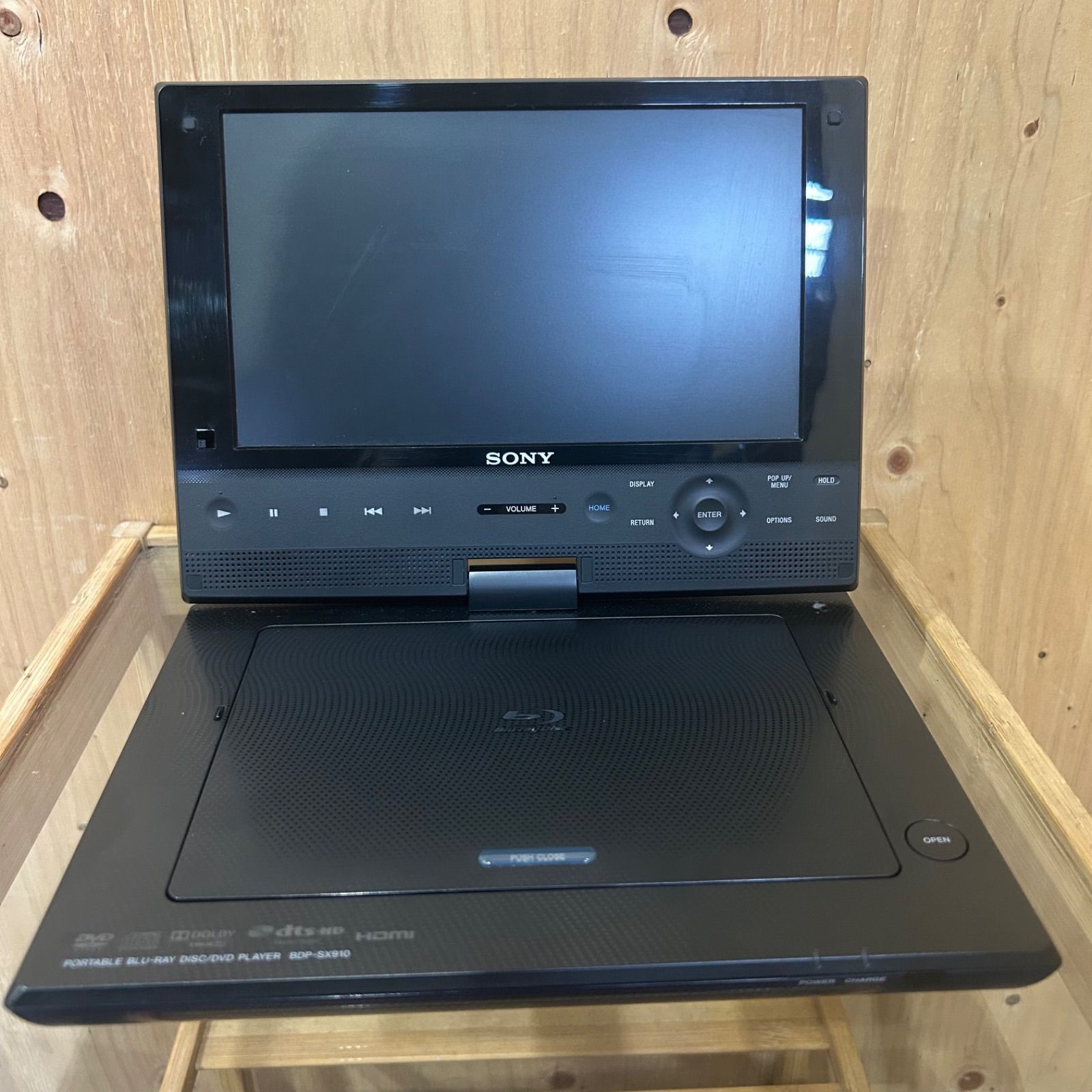 【SGM】SONY ポータプル DVD BluRay プレイヤー BDP-SX910