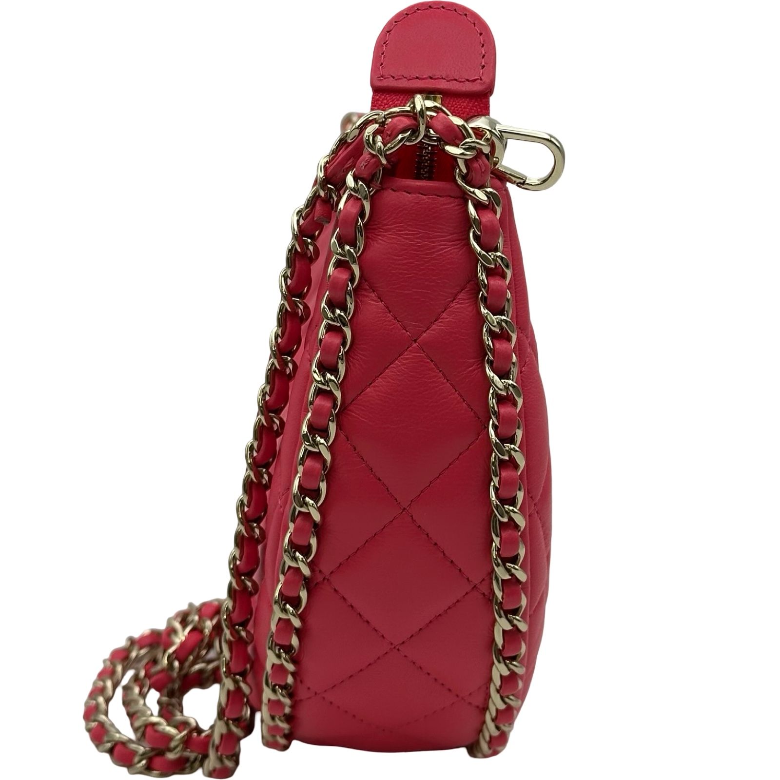 シャネル CHANEL スモールホーボーショルダーバッグ AS3917 ピンク