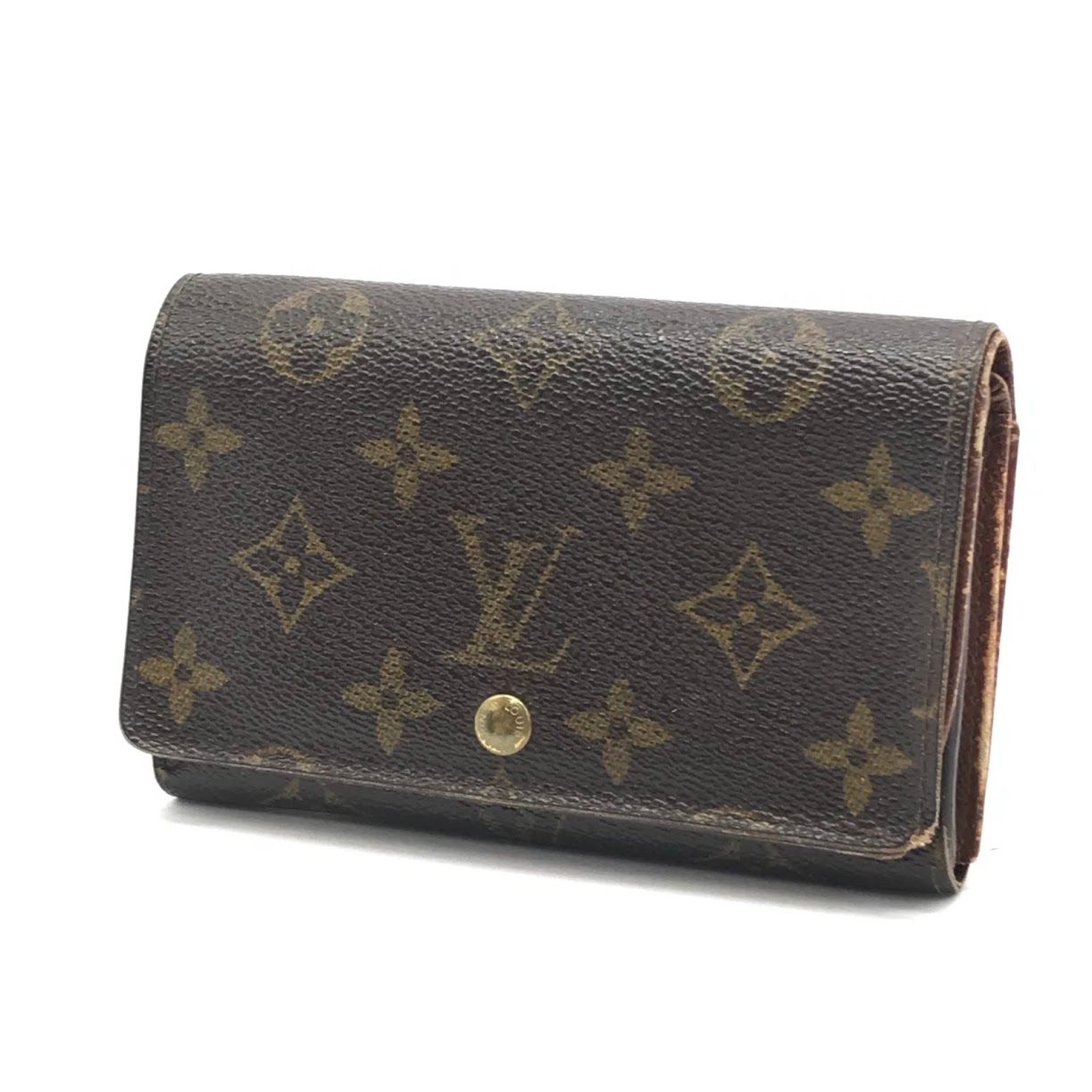 【美品】ルイ・ヴィトン モノグラム ポルトモネビエトレゾール 二つ折り財布 倉吉店】 中古 LOUIS VUITTON | ルイ・ヴィトン 二つ折り財布