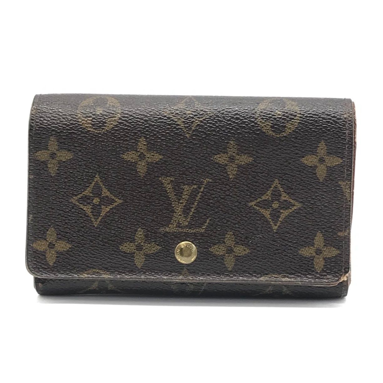 【倉吉店】 中古 LOUIS VUITTON | ルイ・ヴィトン 二つ折り財布 ポルト モネ・ビエ トレゾール M61730 モノグラム 【125】 LOUIS VUITTON - 【倉吉店】 中古 LOUIS VUITTON | ルイ・ヴィトン 二