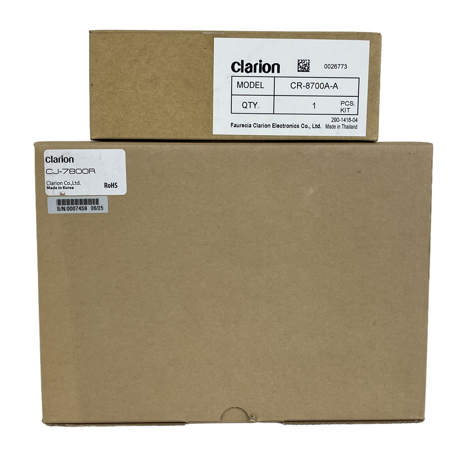 clarion CJ-7800R CR-8700A 車載モニター カメラ セット 未使用 開封 Y11175217