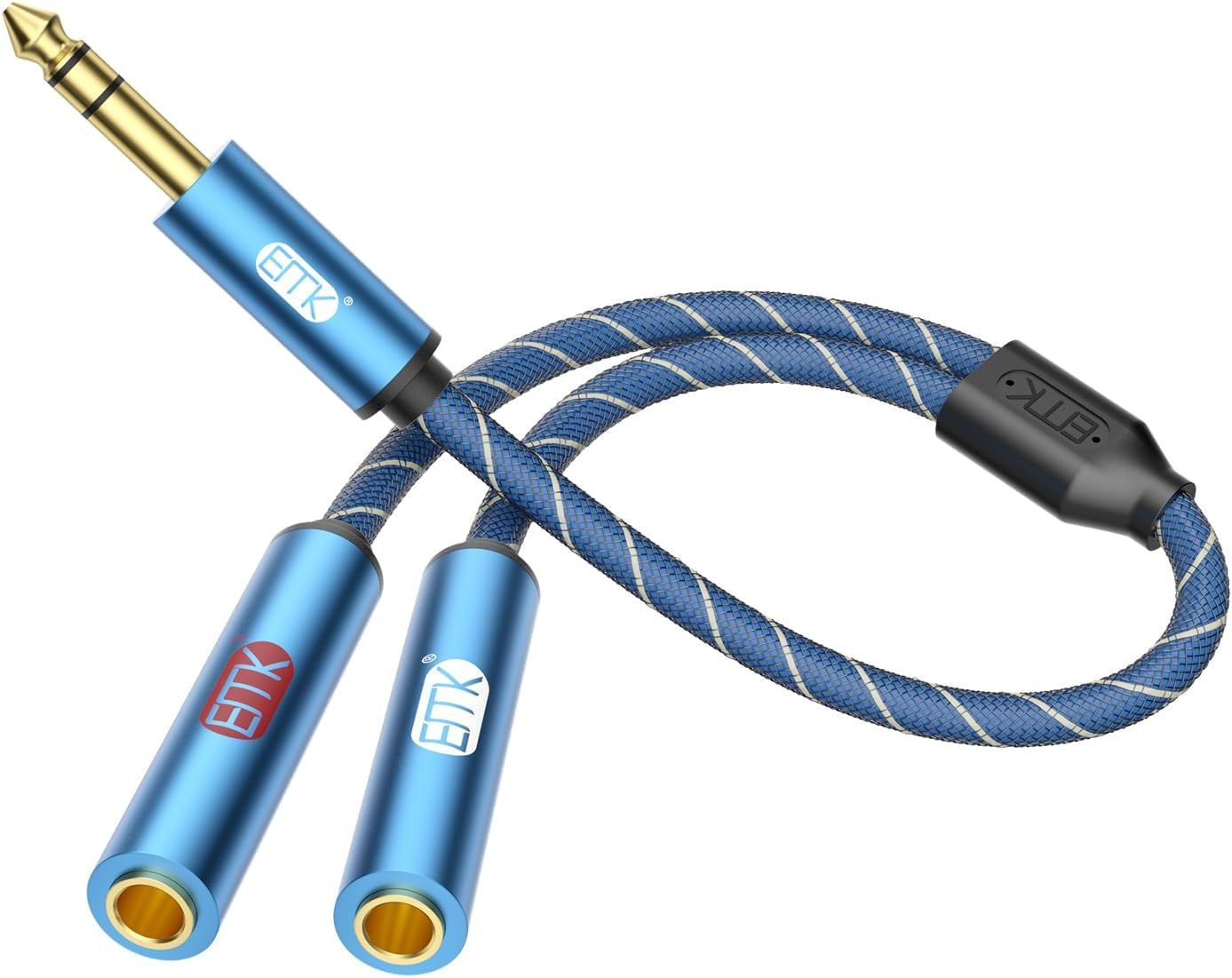 未使用オーディオケーブル 青 グレー 複数巻 Amazon | RIKSOINオーディオケーブル、3.5mm auxケーブル【技術革新