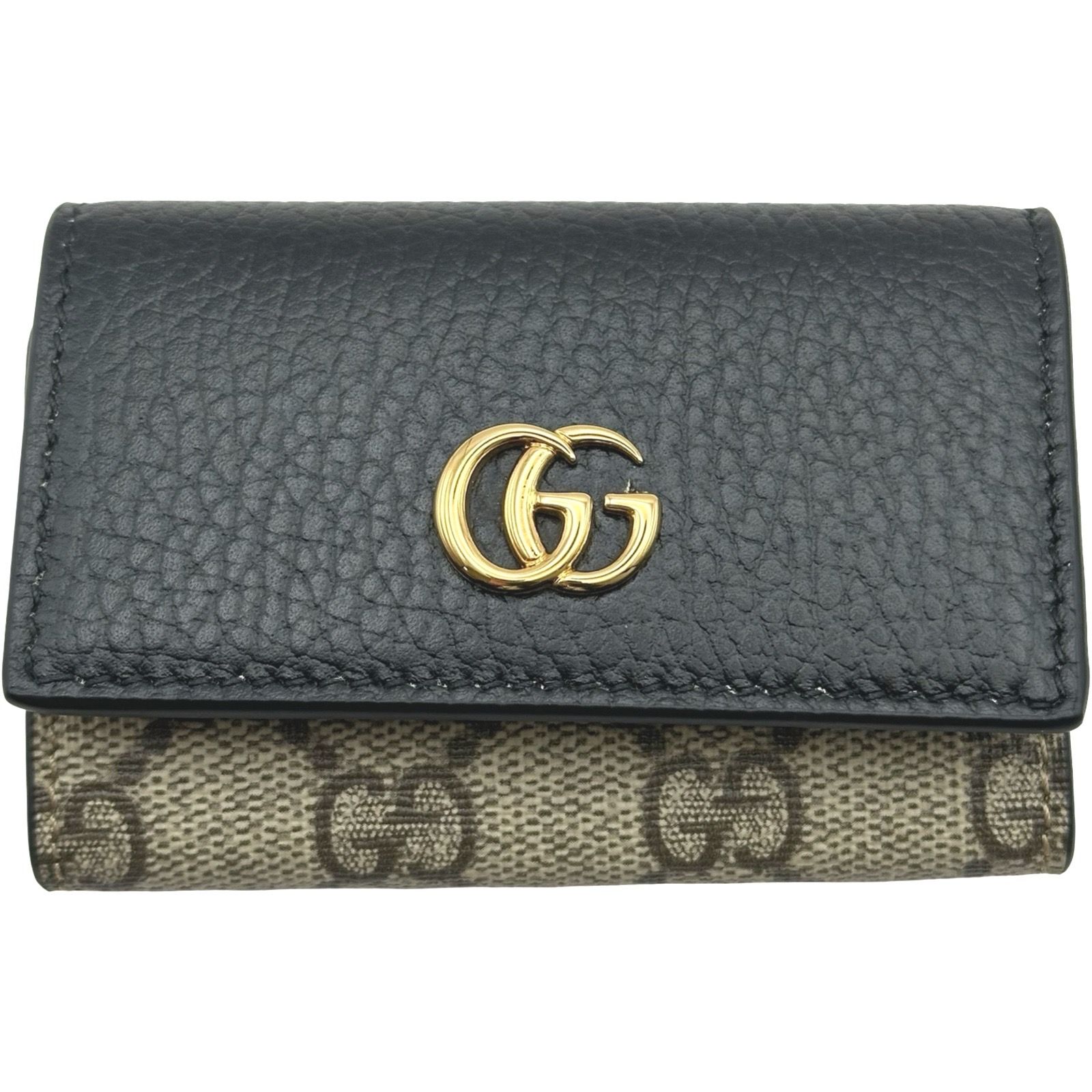 グッチ GUCCI GGマーモントキーケース 456118 ブラック GGスプリーム