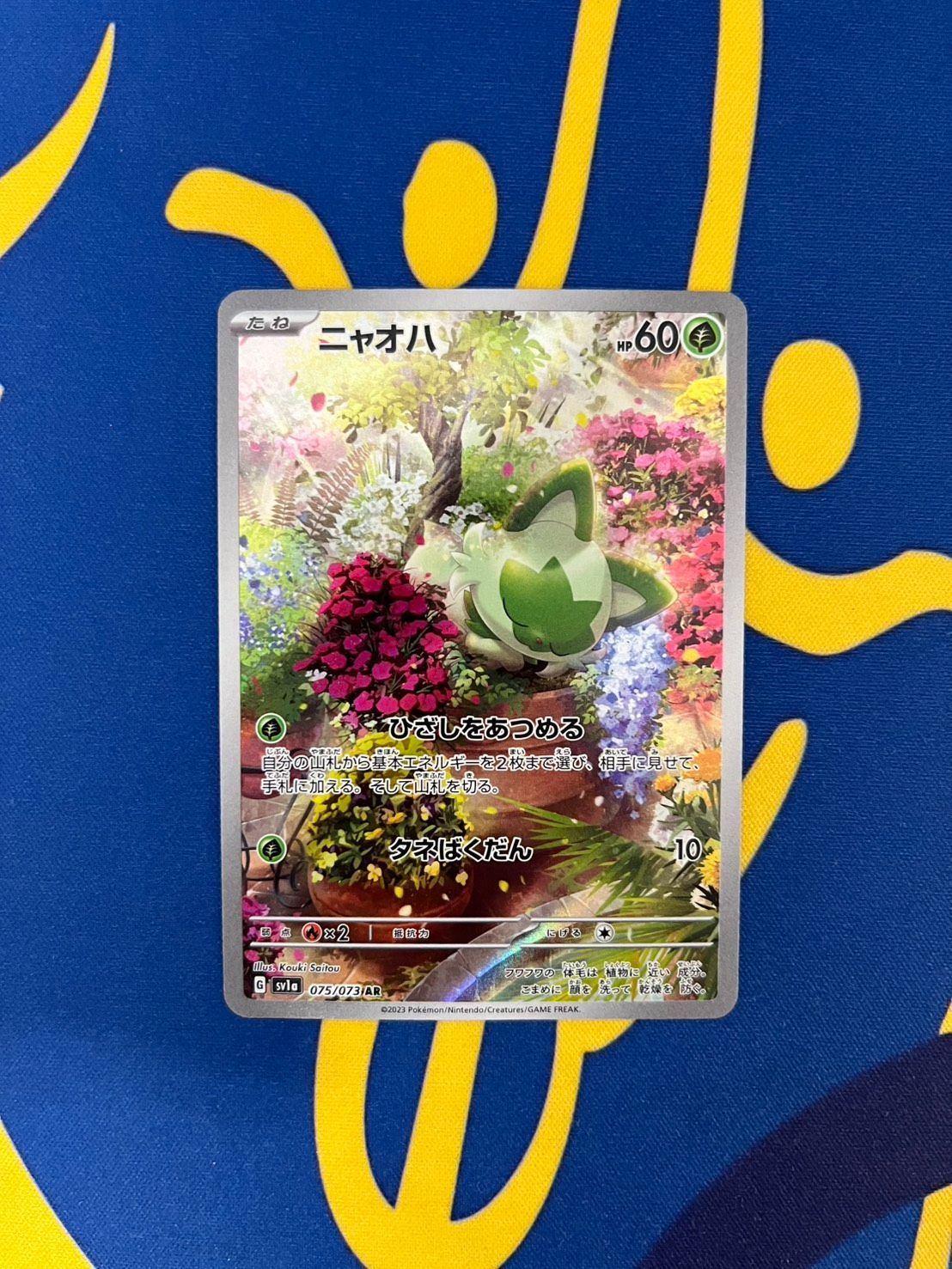 ポケモンカード ニャオハ AR BGS10 ゴールドラベル ポケモンカード】【3連番】ニャオハ進化ラインPSA10 3枚セット