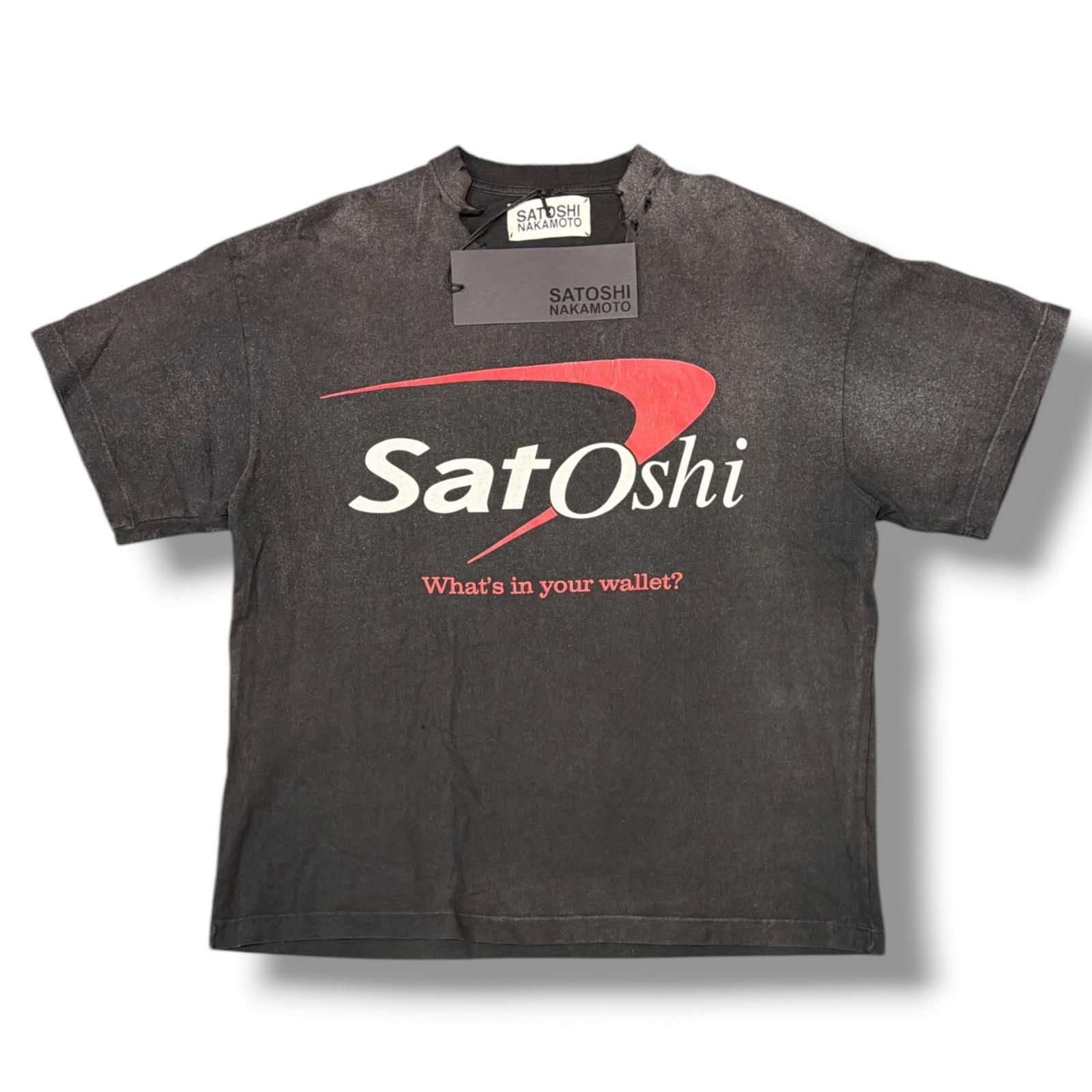 SATOSHI NAKAMOTO Bank of Satoshi Tee バンクオブサトシTシャツ ロゴ 