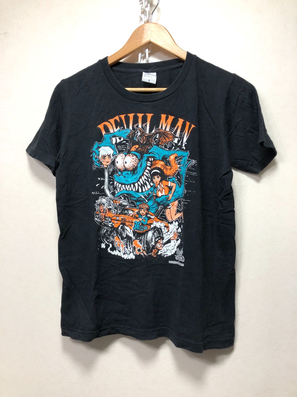 604052 Rockin' Jelly Bean × DEVILMAN S/S Tシャツ S デビルマン