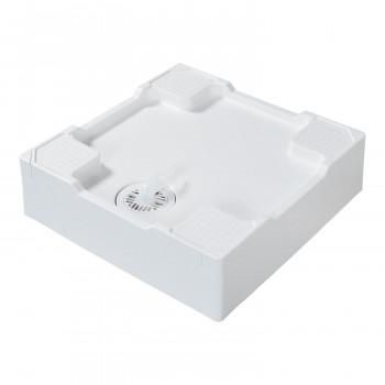 テクノテック 洗濯機用床上配管対応防水パン TPR640N-W3-FN 開口無専用排水トラップ付専用フレキ無 ニューホワイト