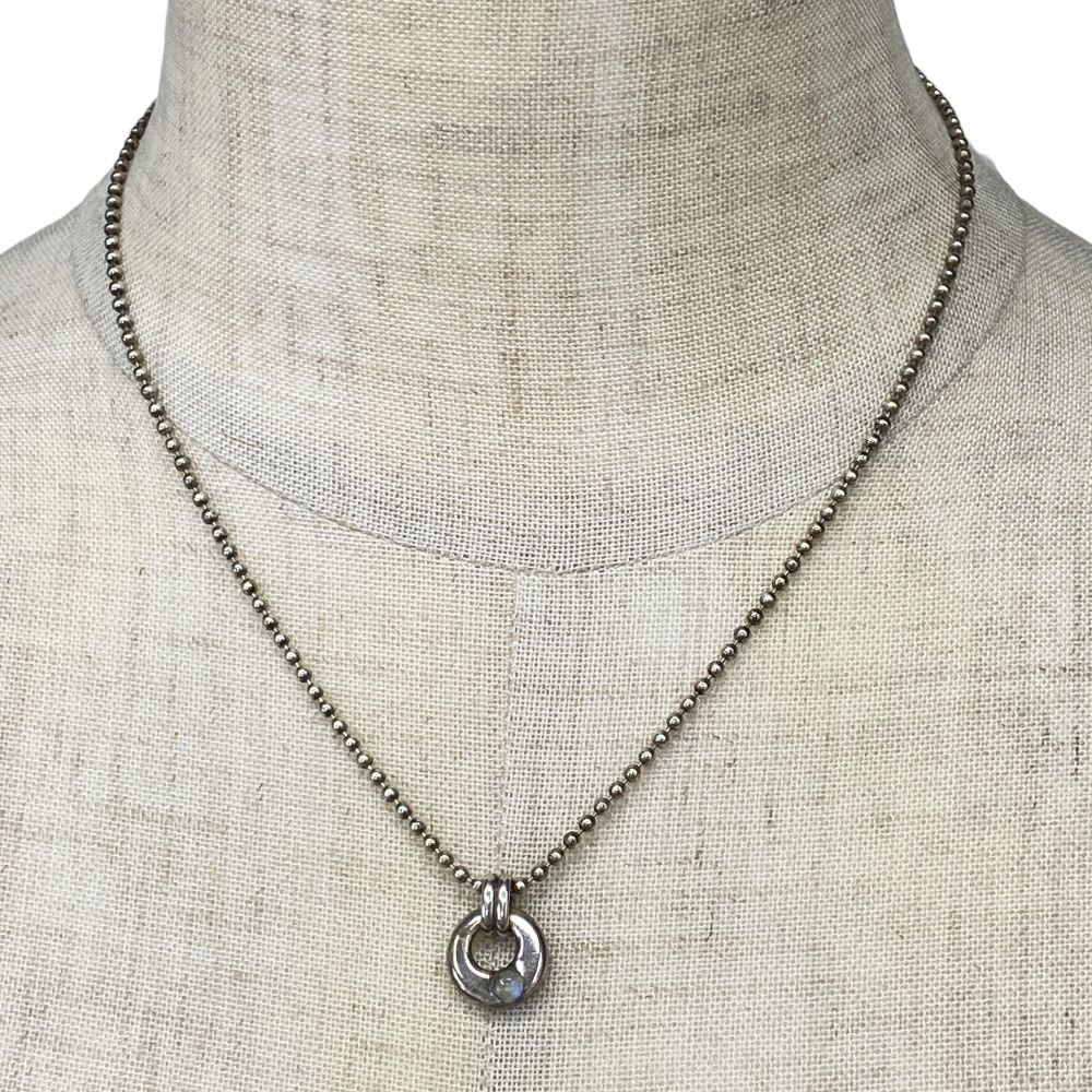 ガルニ サークル ペンダント スターリング シルバー ガルニ ネックレス ペンダント アクセサリー シルバー スターリング