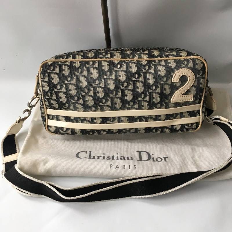 Christian Dior クリスチャンディオール トロッター ショルダー バッグ