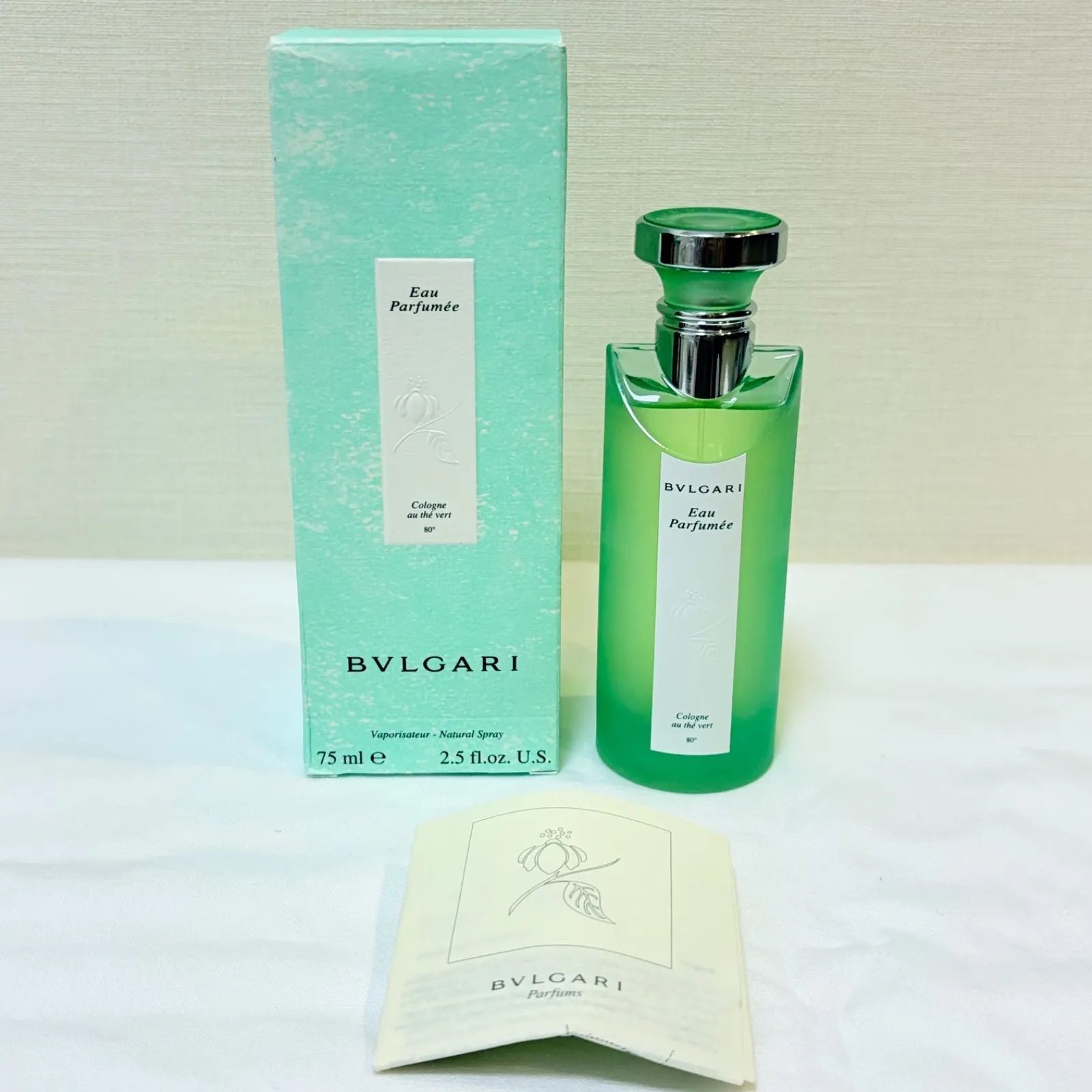 希少 廃盤品 新品未使用 BVLGARI Eau Parfumee cologne ブルガリ オ