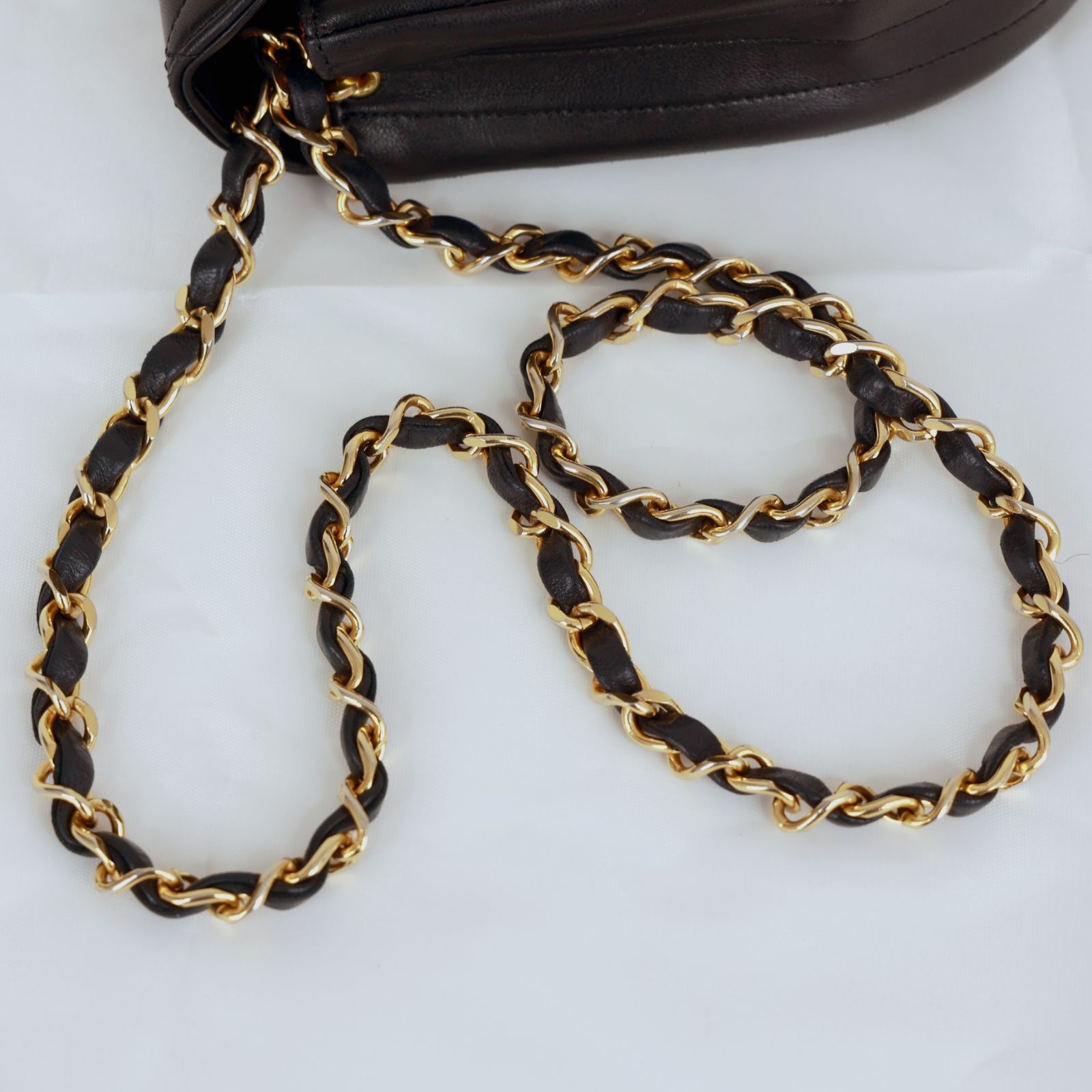 シャネル CHANEL マトラッセ デカココ ラムスキン チェーンショルダー 