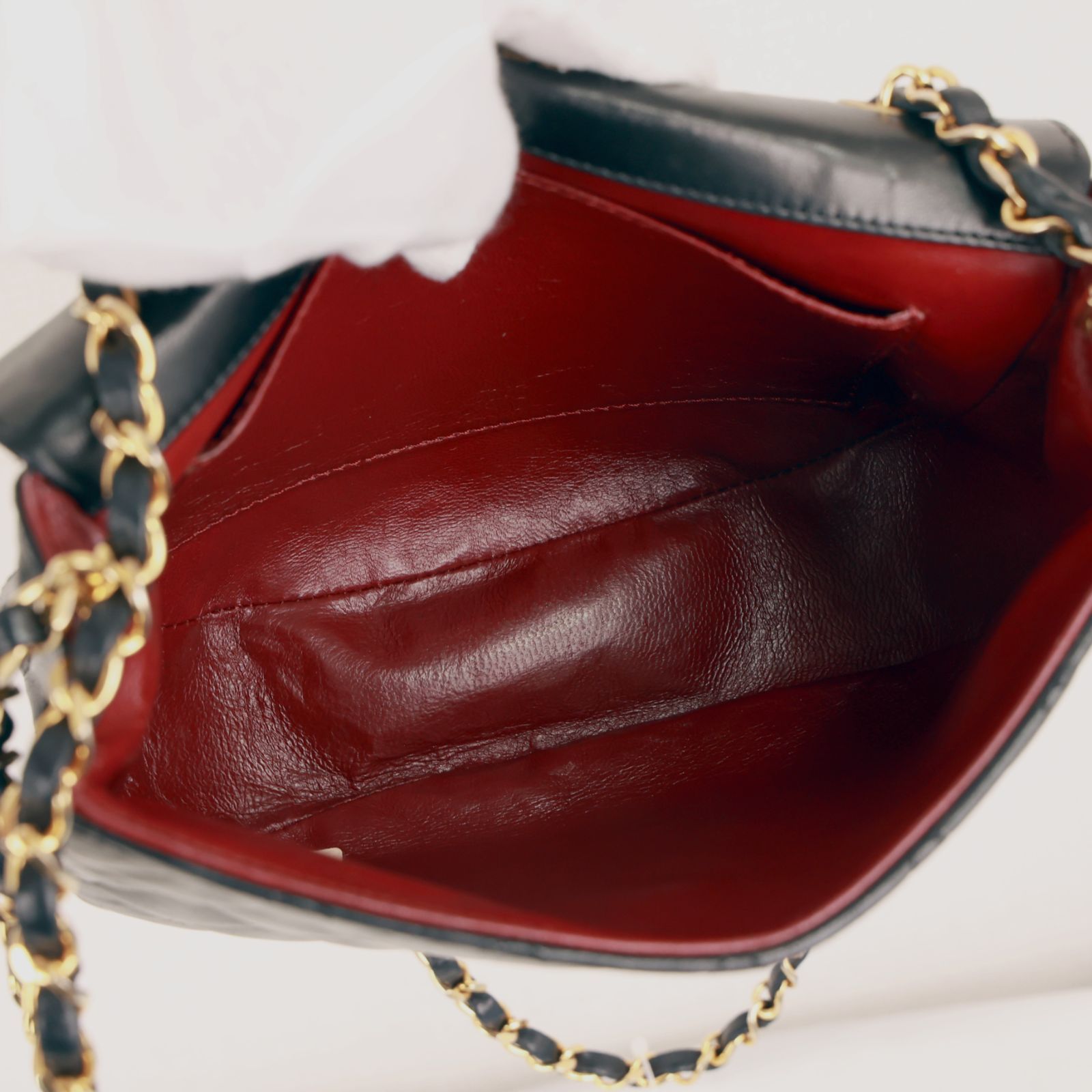 シャネル CHANEL マトラッセ デカココ ラムスキン チェーンショルダー 