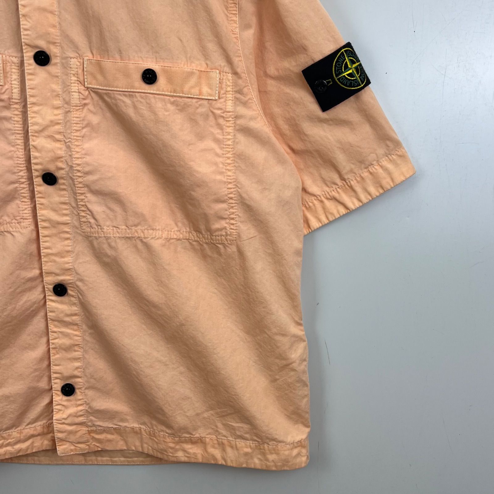 STONE ISLAND BRUSHED ORGANIC COTTON S/S shirts S K1S151200029