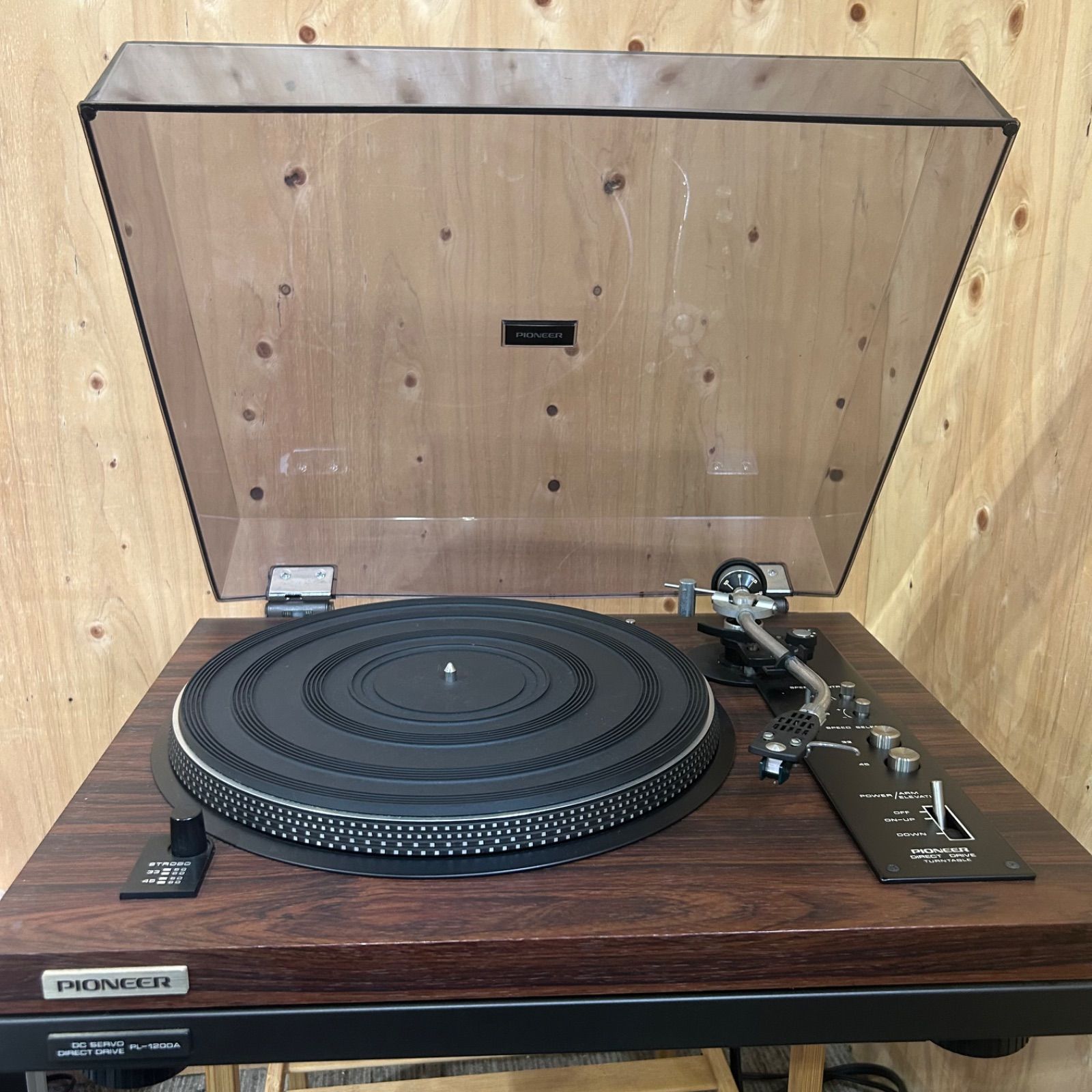 パイオニアレコードプレーヤー(ジャンク) SGM】ジャンク Pioneer PL-1200 レコードプレーヤー 本体 - メルカリ