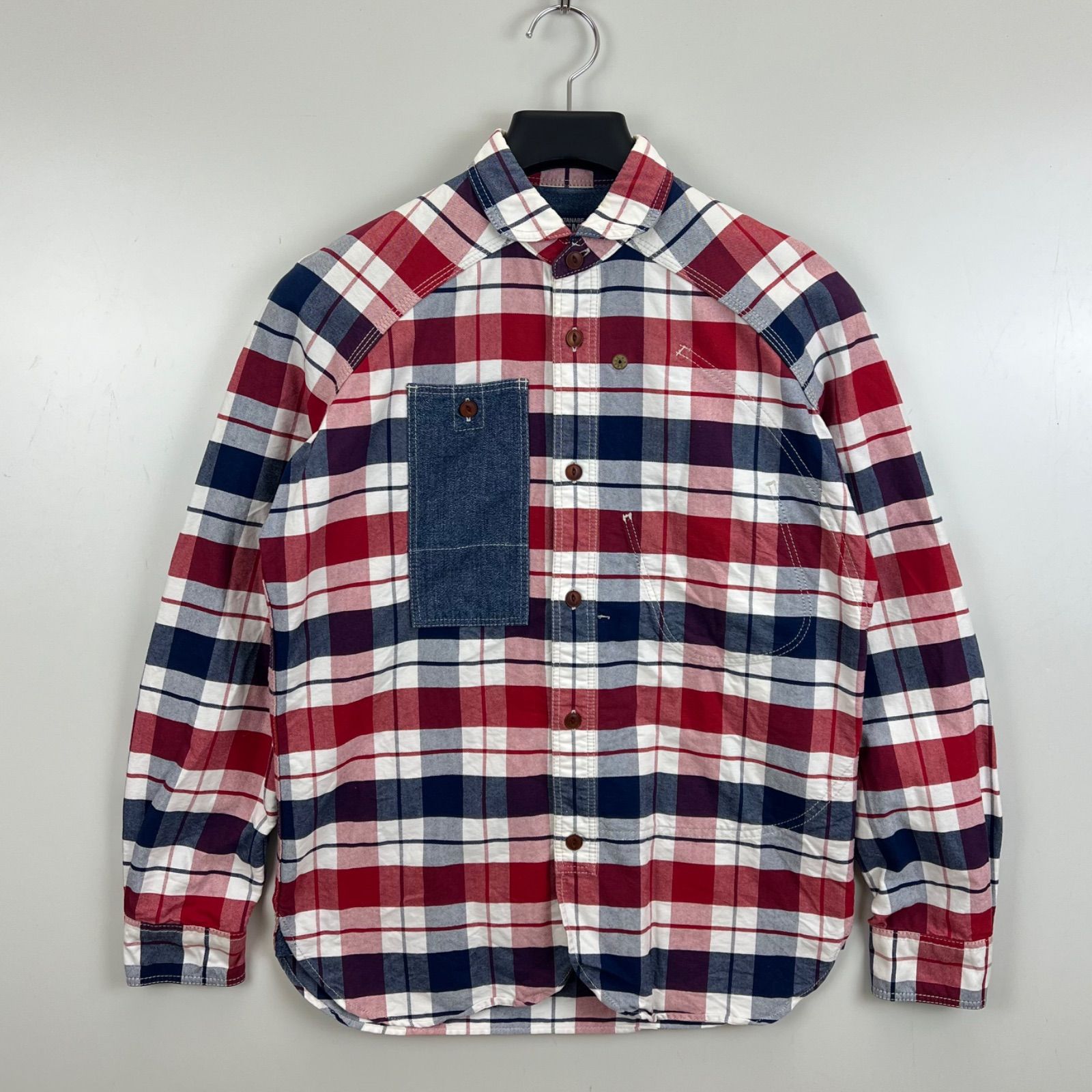 JUNYA WATANABE MAN COMME des GARCONS CDG AD2012 denim patch plaid