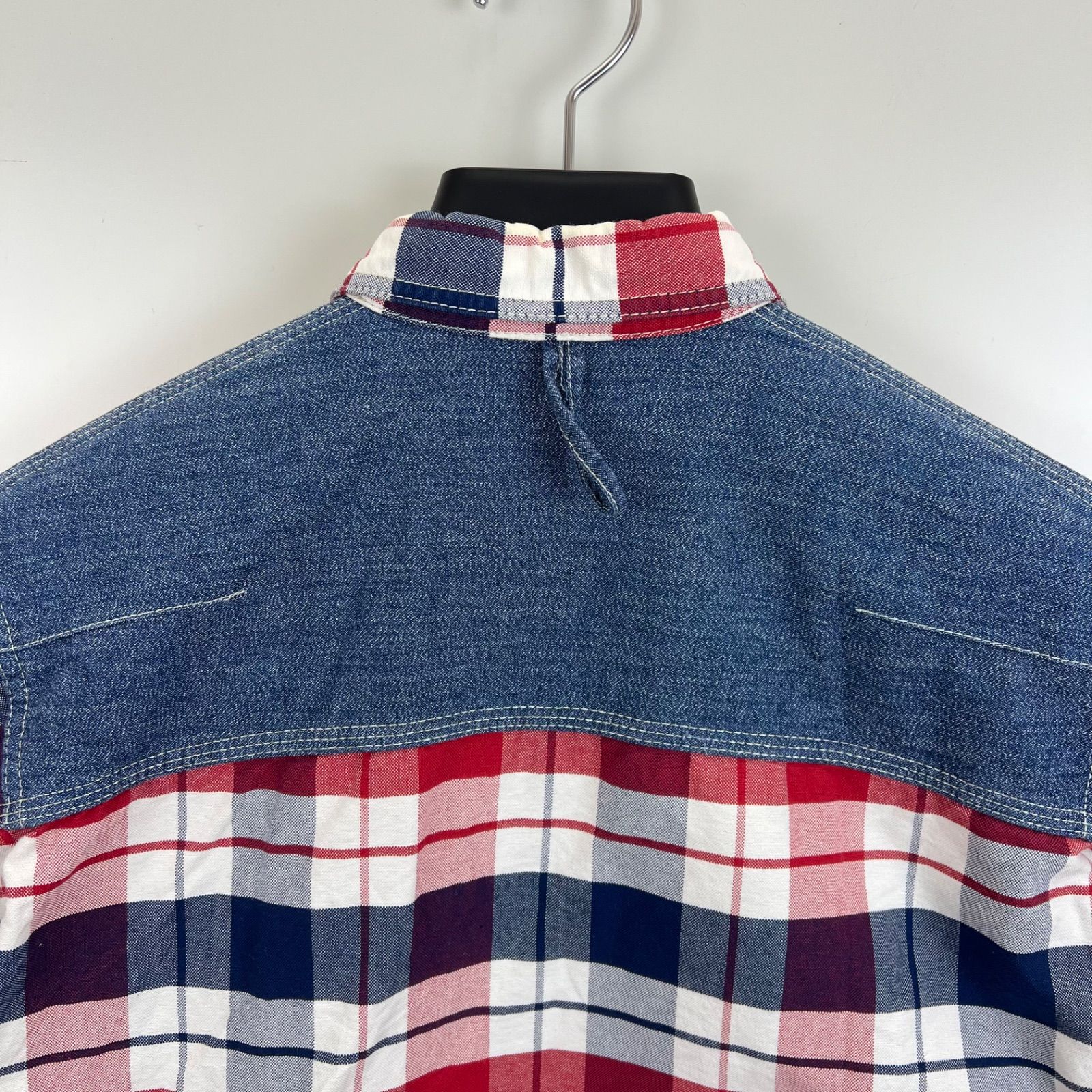 JUNYA WATANABE MAN COMME des GARCONS CDG AD2012 denim patch plaid