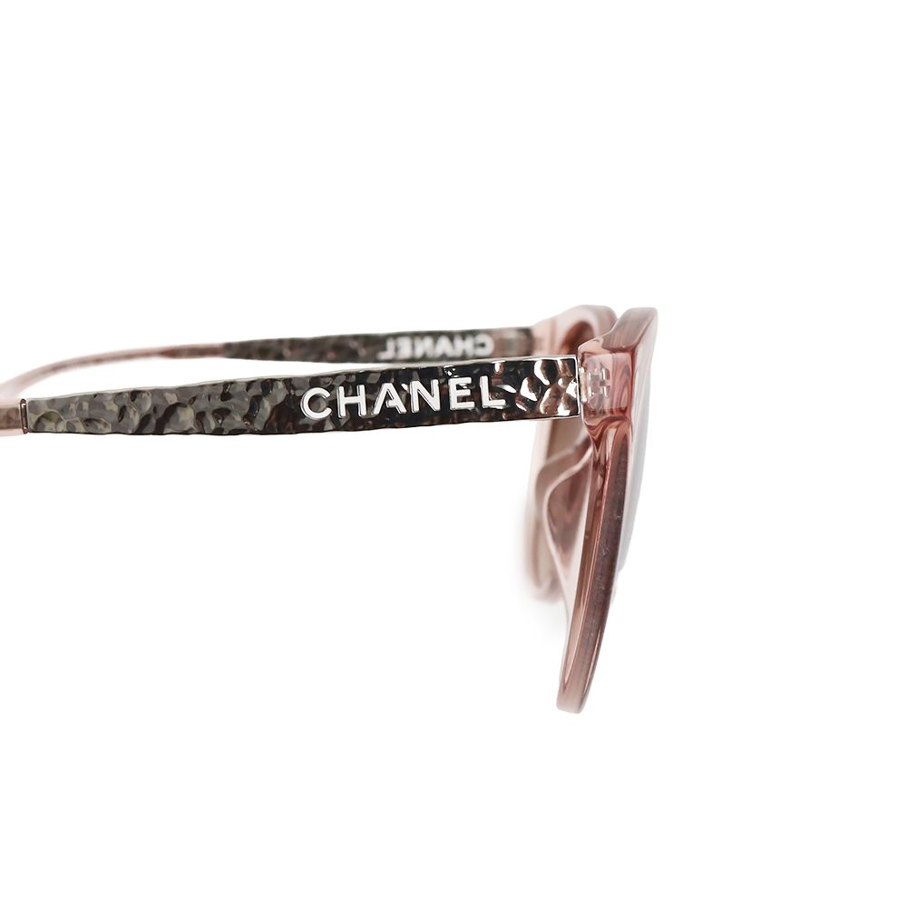 CHANEL ピンクグラデーション メタル サングラス ヴィンテージ希少 シャネル 5440A アセテート メタル ピンク ブラウングラデーション