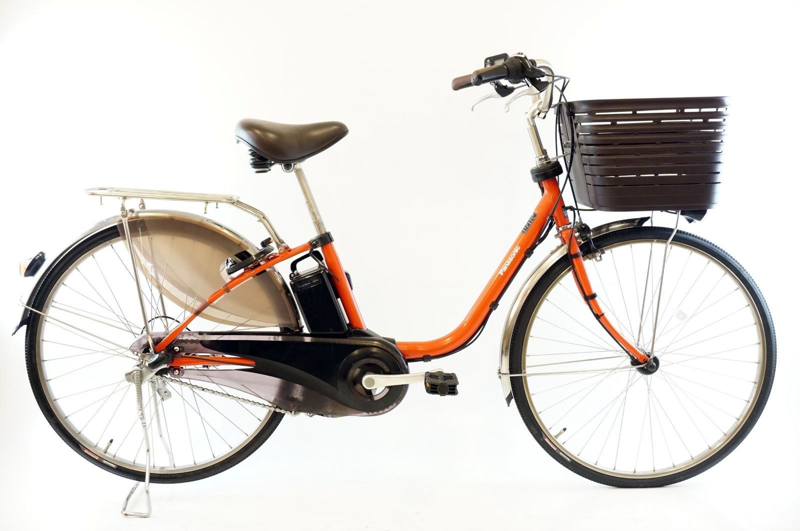 美品パナソニック電動自転車BE-ELD637R2 パナソニック ビビDX BE-ELD637R2 レッドオーカー 26インチ 2022年