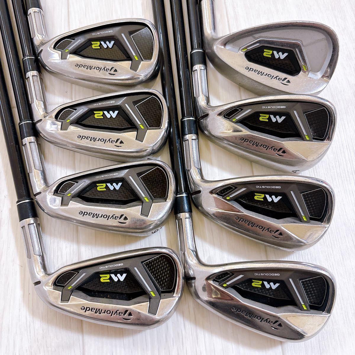 TaylorMade M2 テーラーメイド メンズアイアンセット 8本 初心者 右